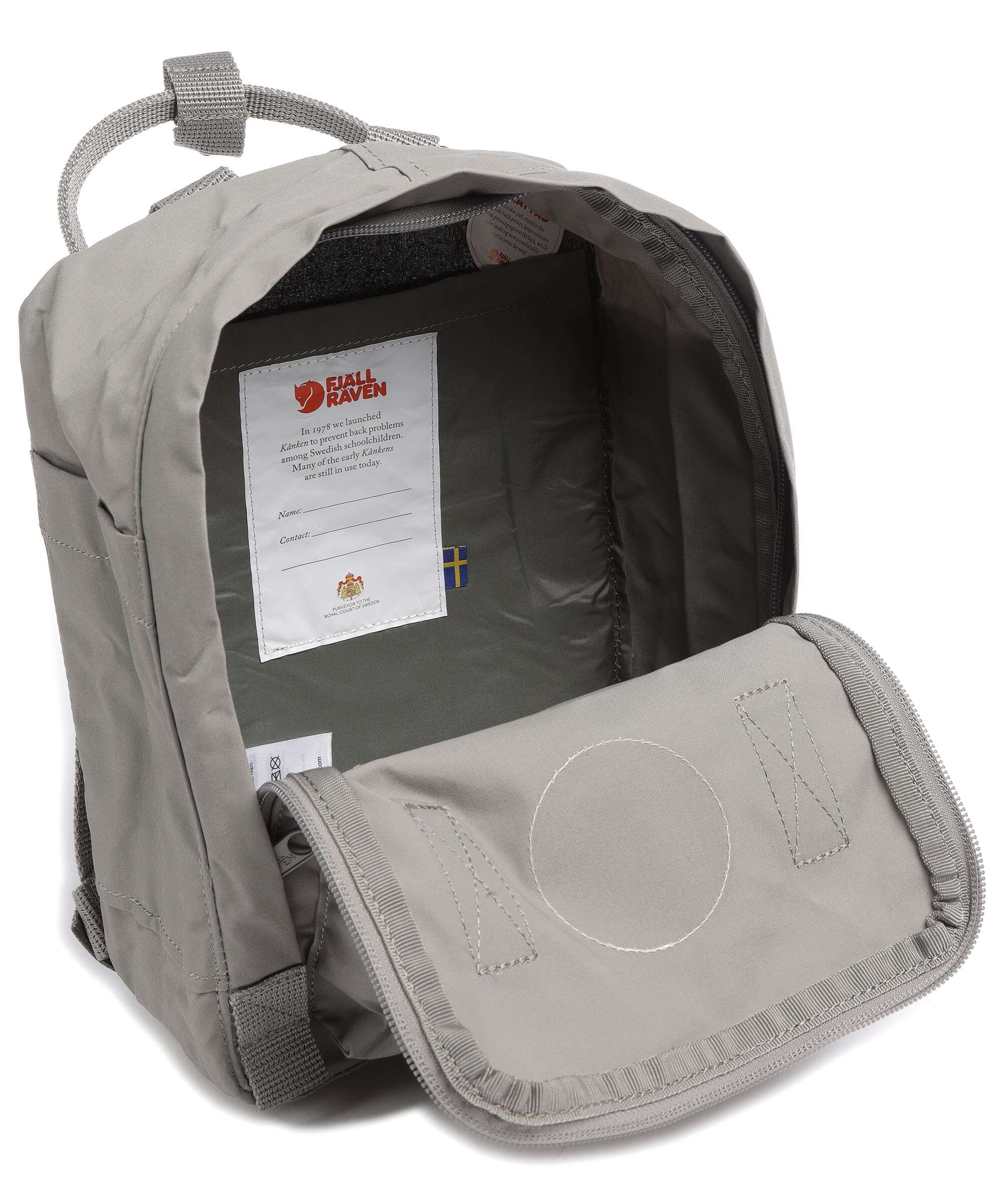 Fjällräven Kånken Mini Plecak Fog - Image 5