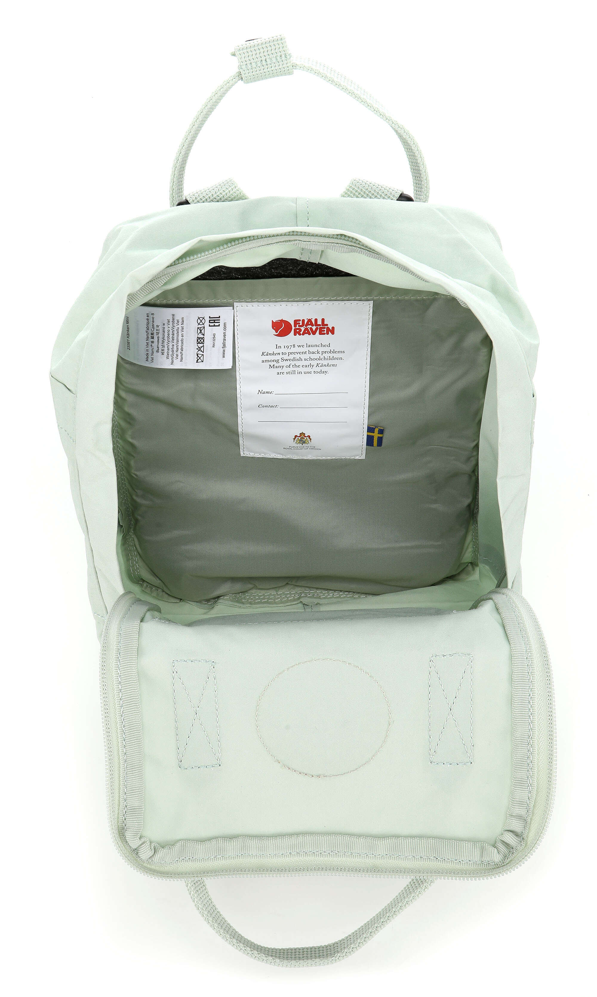 Fjällräven Kånken Mini Plecak mint green - Image 5