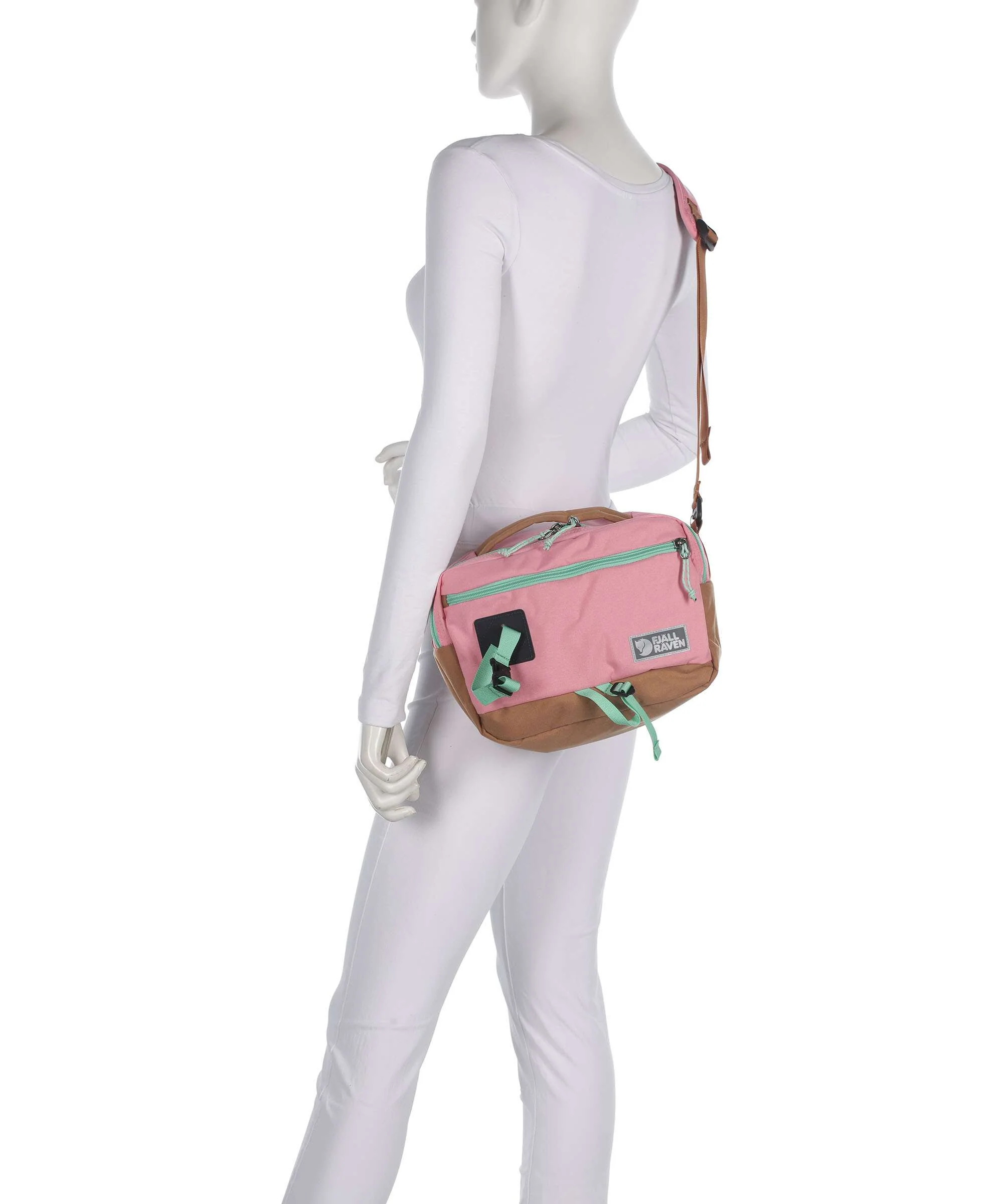 Fjällräven Vardag 6 Torba przez ramię poppy pink/khaki dust - Image 3