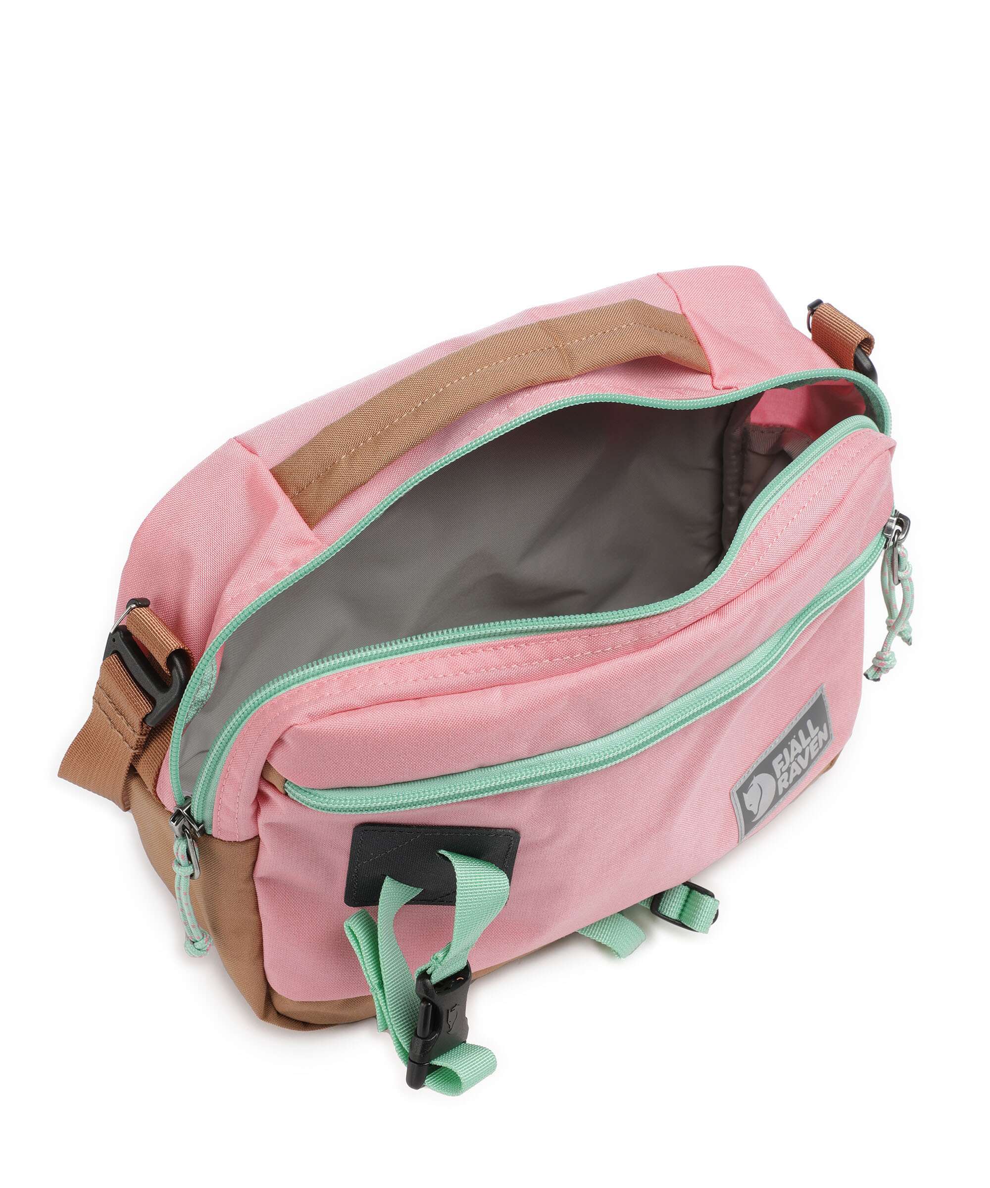 Fjällräven Vardag 6 Torba przez ramię poppy pink/khaki dust - Image 5