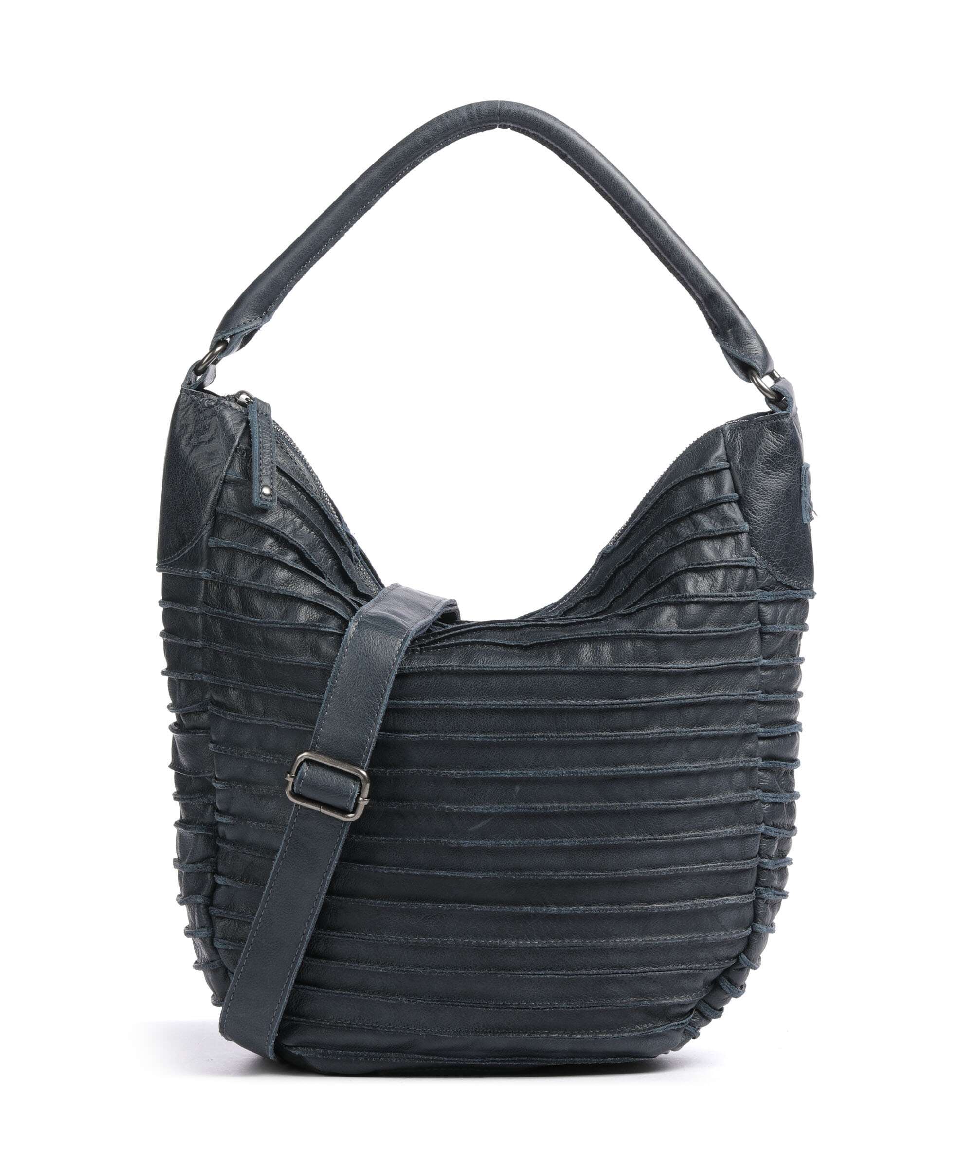 FredsBruder Bestseller Riffeltier S Torebka worek dusty blue