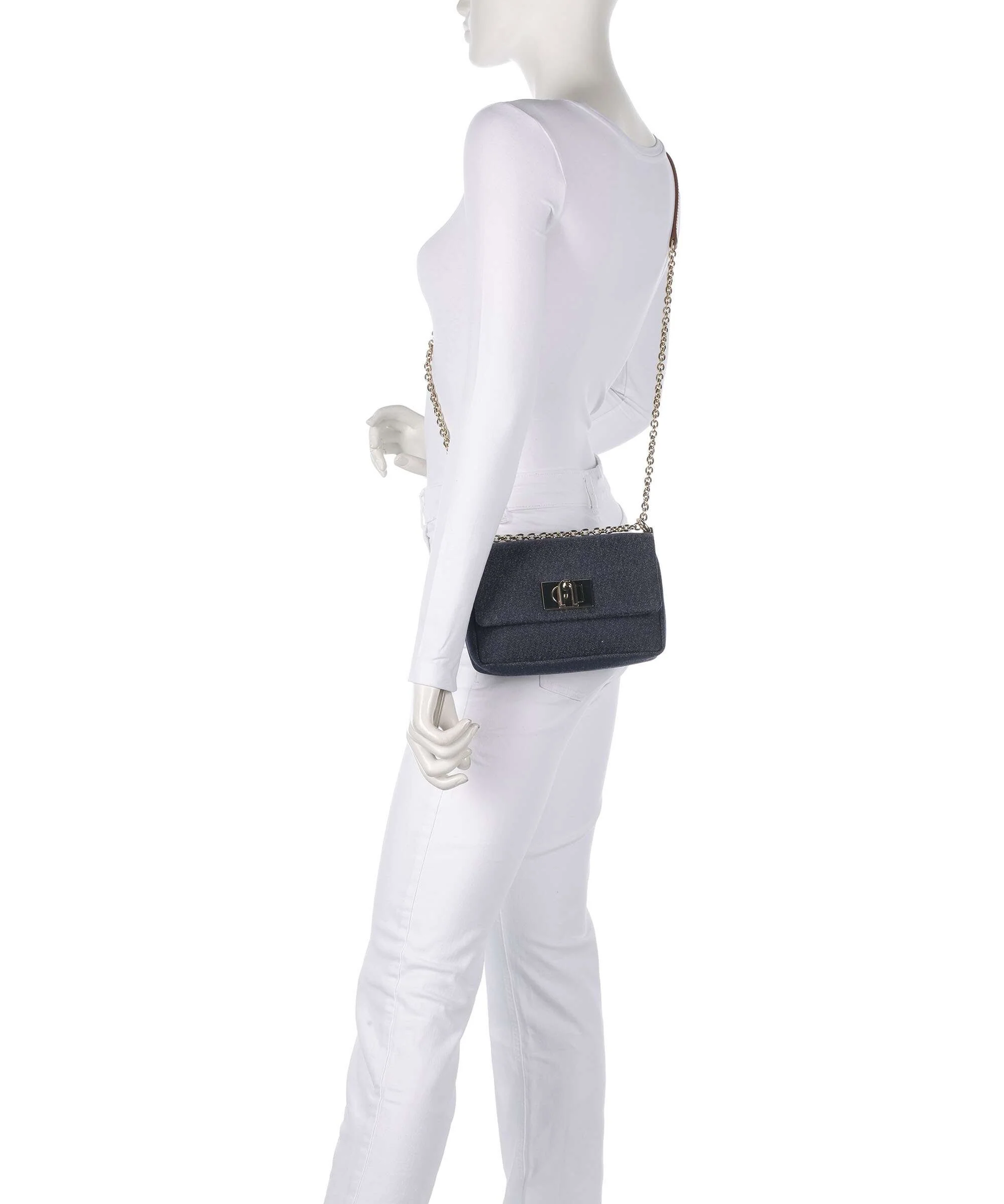 Furla 1927 Mini Torba na ramię toni mediterraneo - Image 4