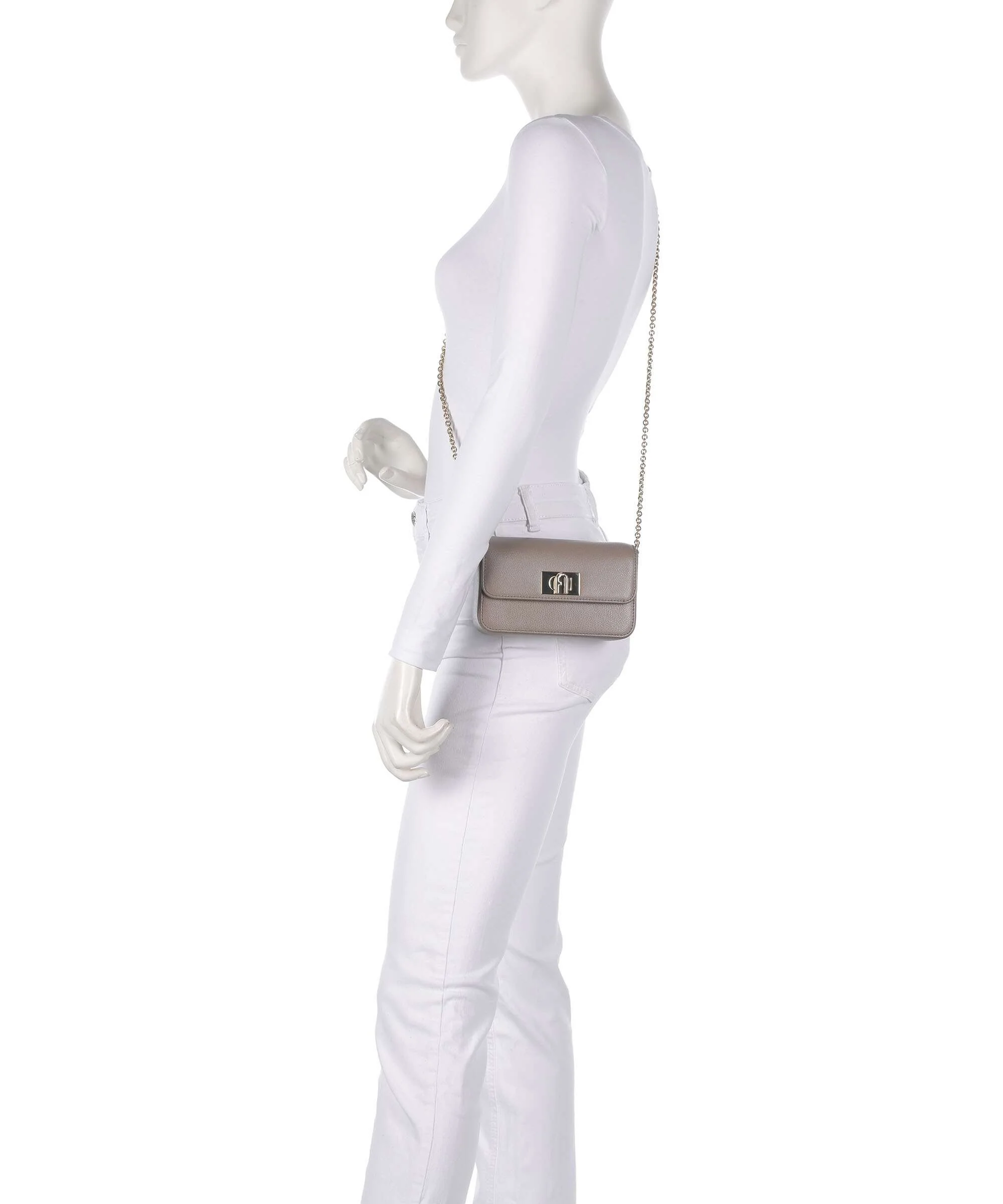Furla 1927 Mini Torba przez ramię stucco gray - Image 3