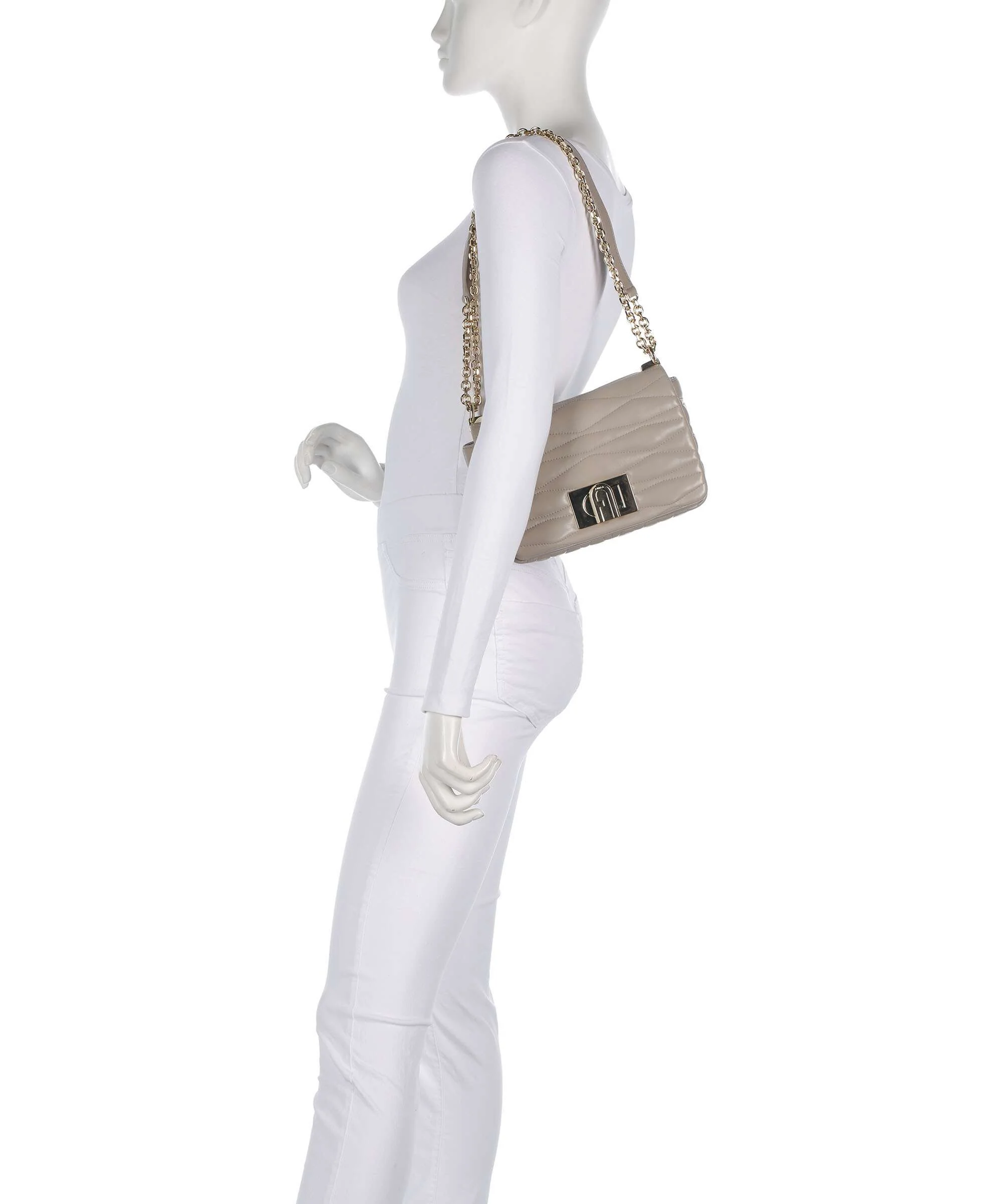Furla 1927 S Torba na ramię linen - Image 3