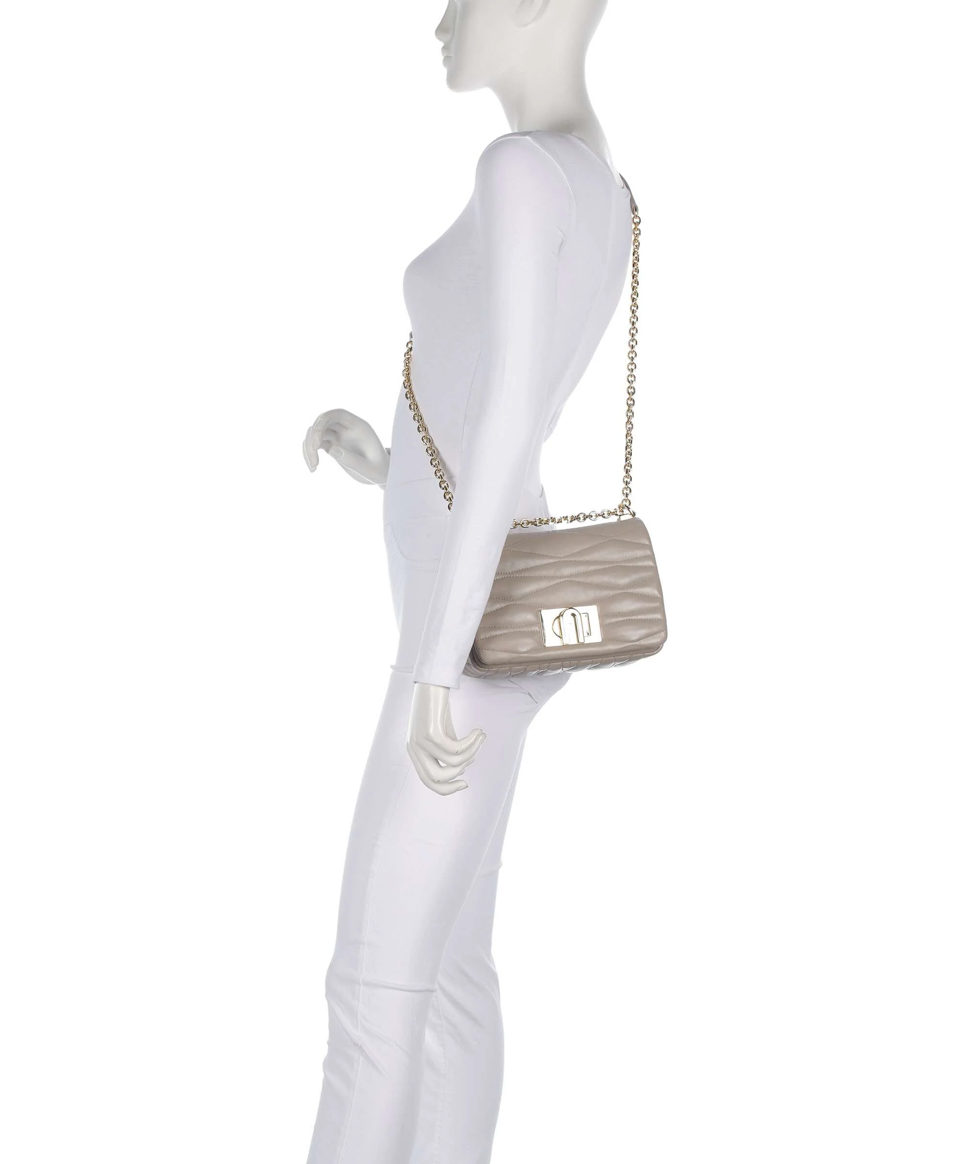 Furla 1927 S Torba na ramię linen - Image 4
