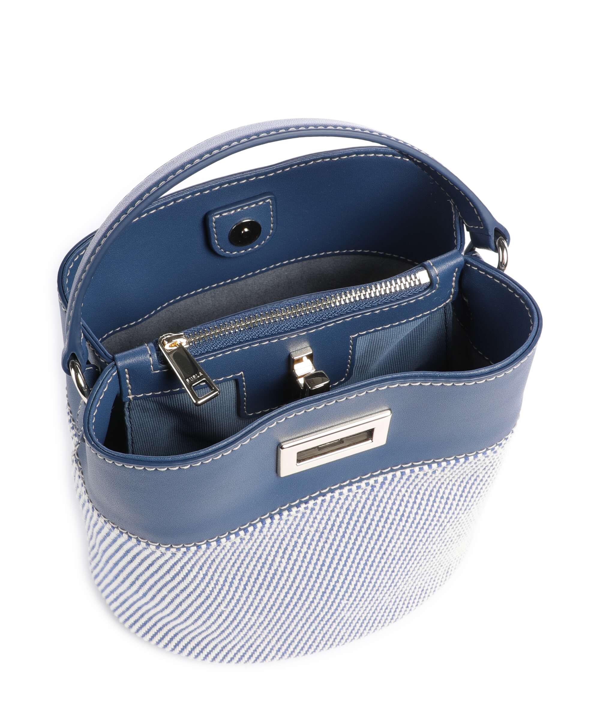 Furla Amelia Mini Torebka worek toni indigo - Image 6