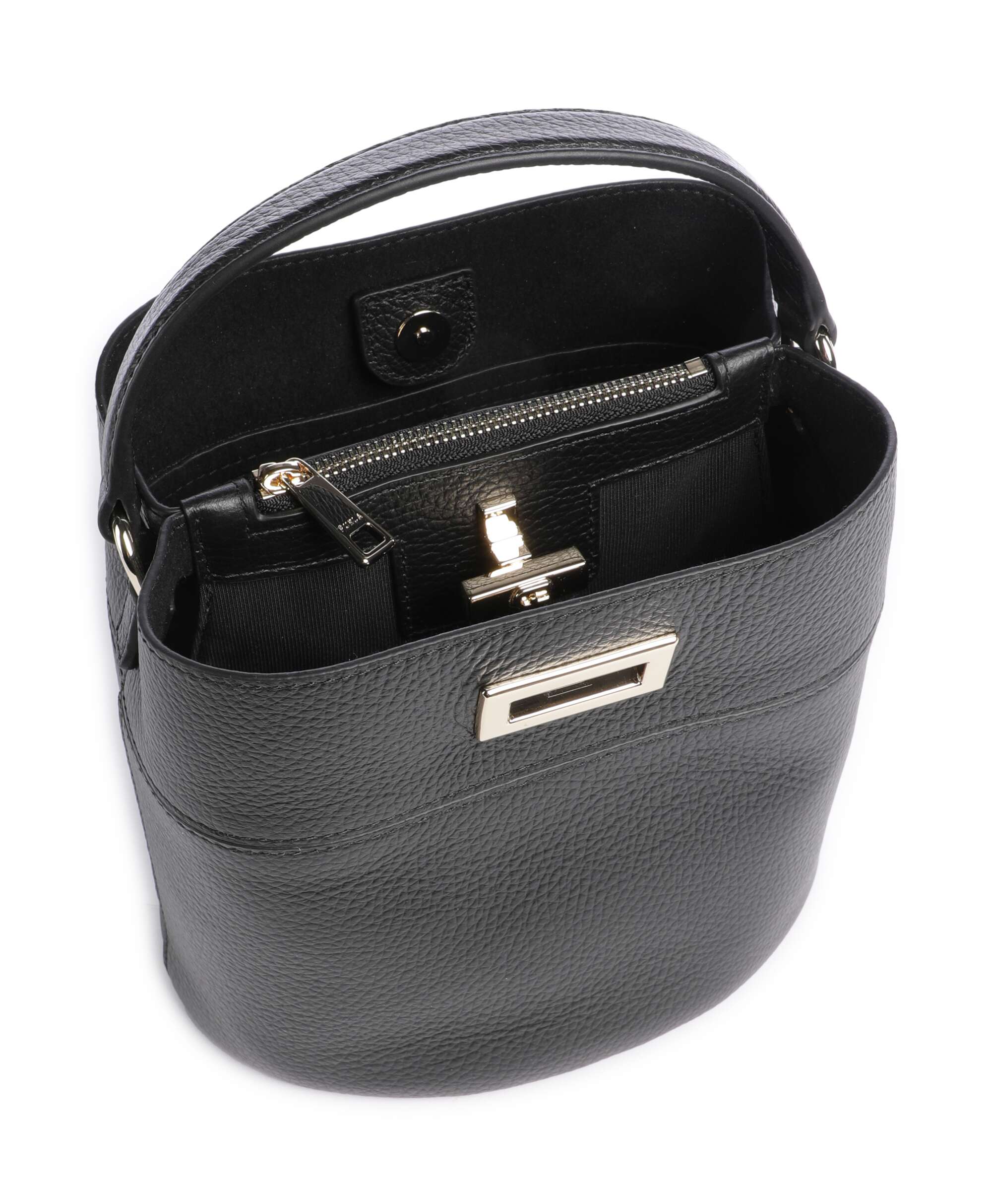 Furla Amelia Mini Torebka worek nero - Image 6