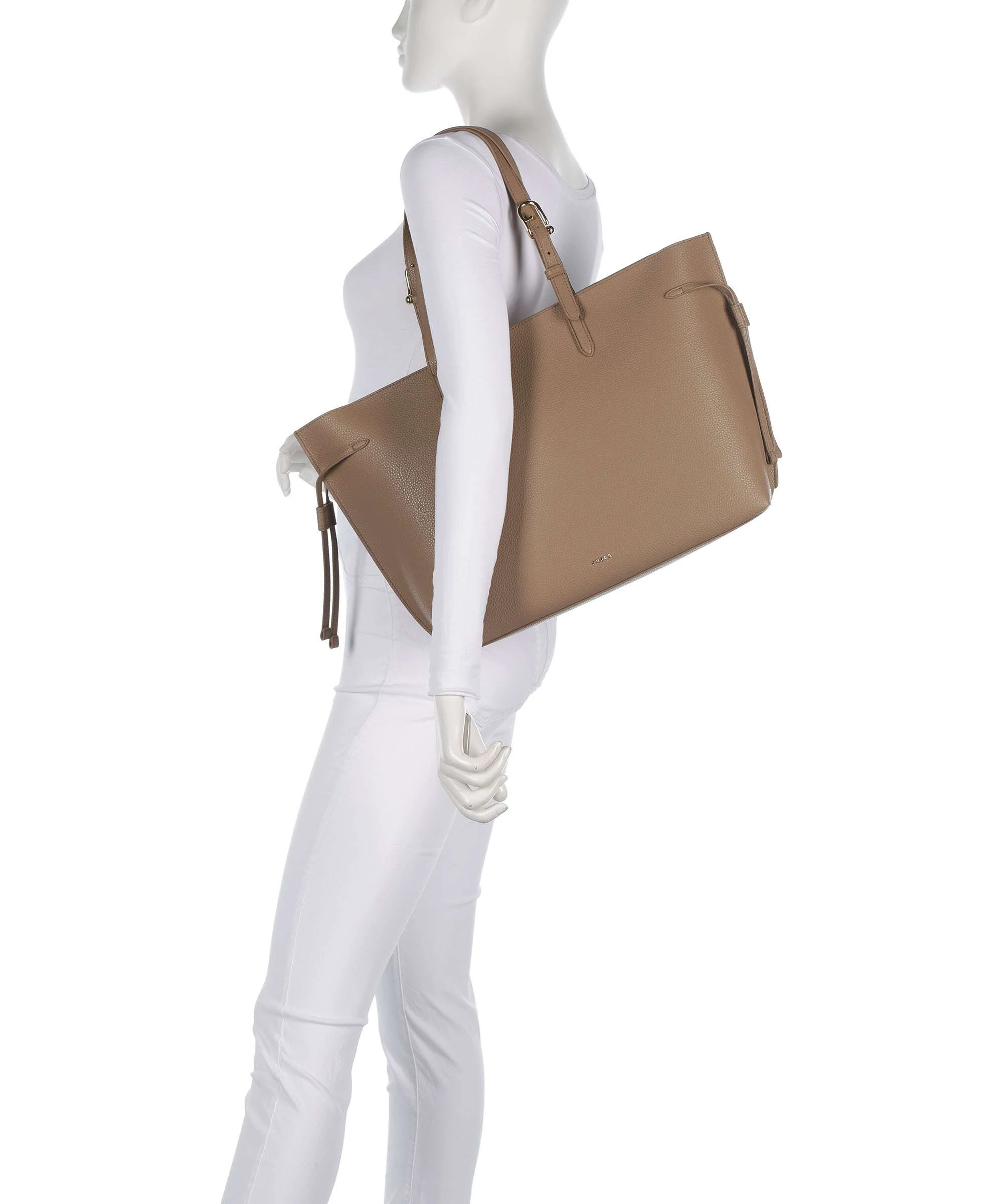 Furla Ava L Torba na zakupy toffee/nero - Image 3