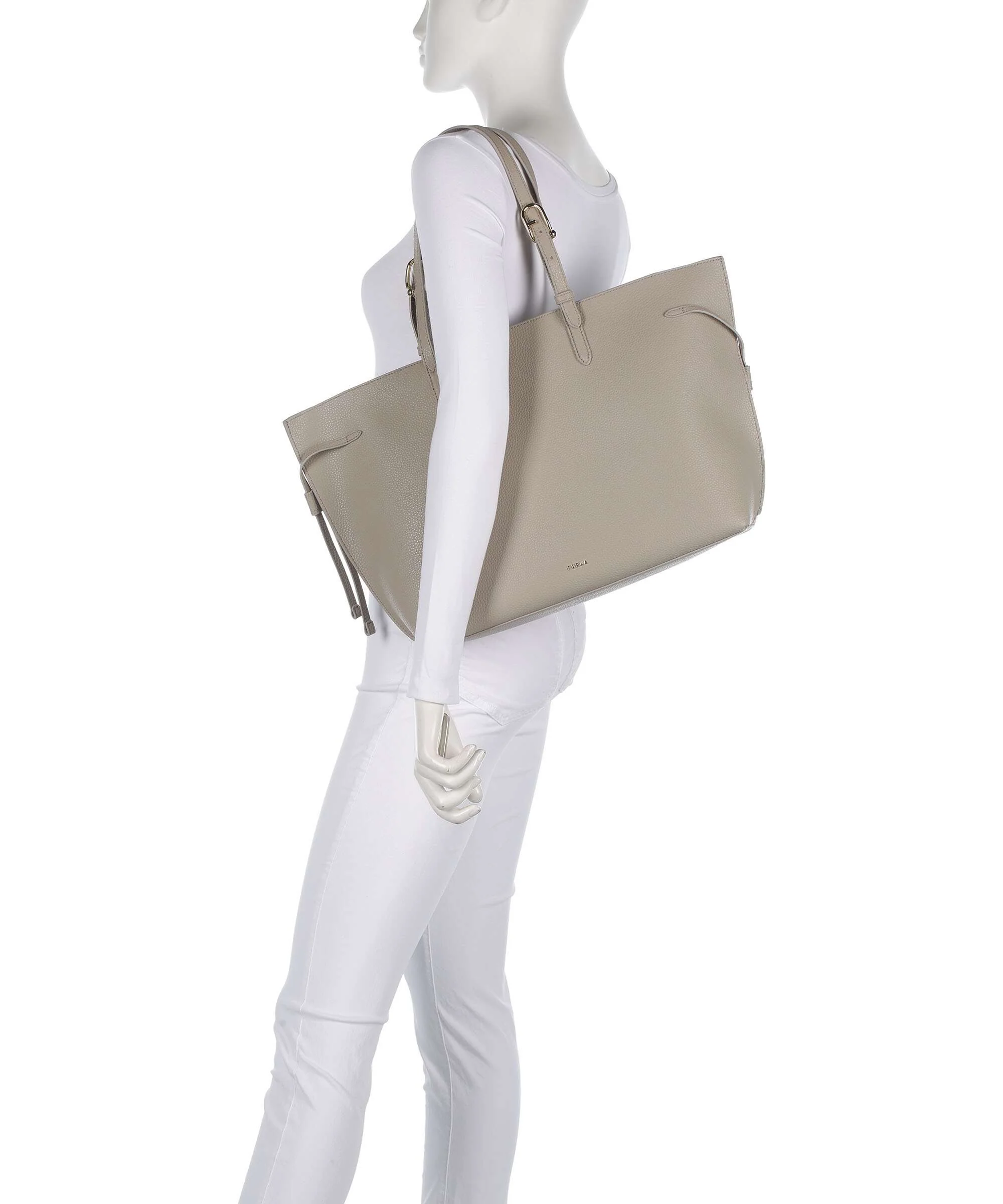 Furla Ava L Torba na zakupy linen/urban gray - Image 3