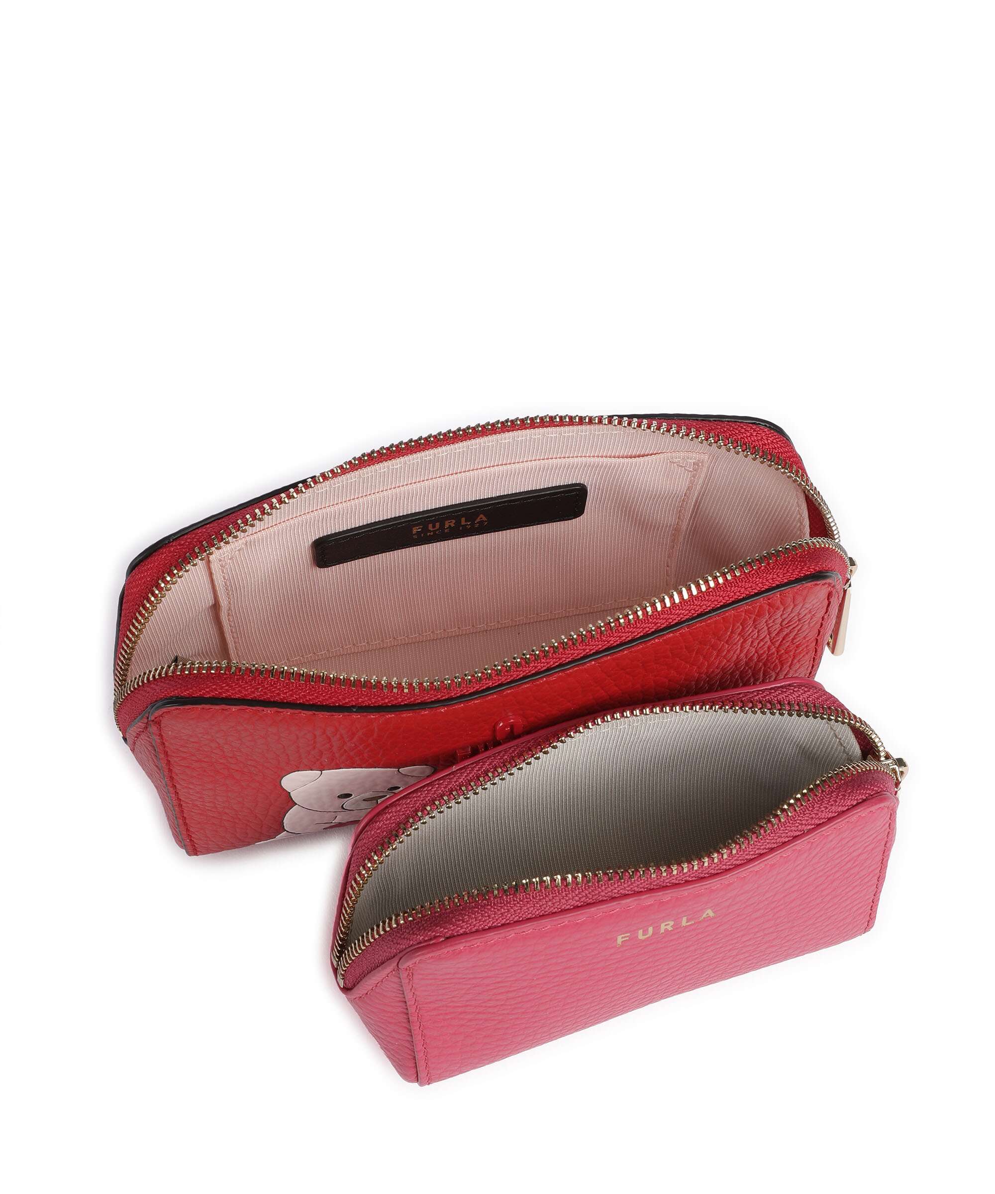 Furla Camelia M Torby na kosmetyki red/velvet pink - Image 5