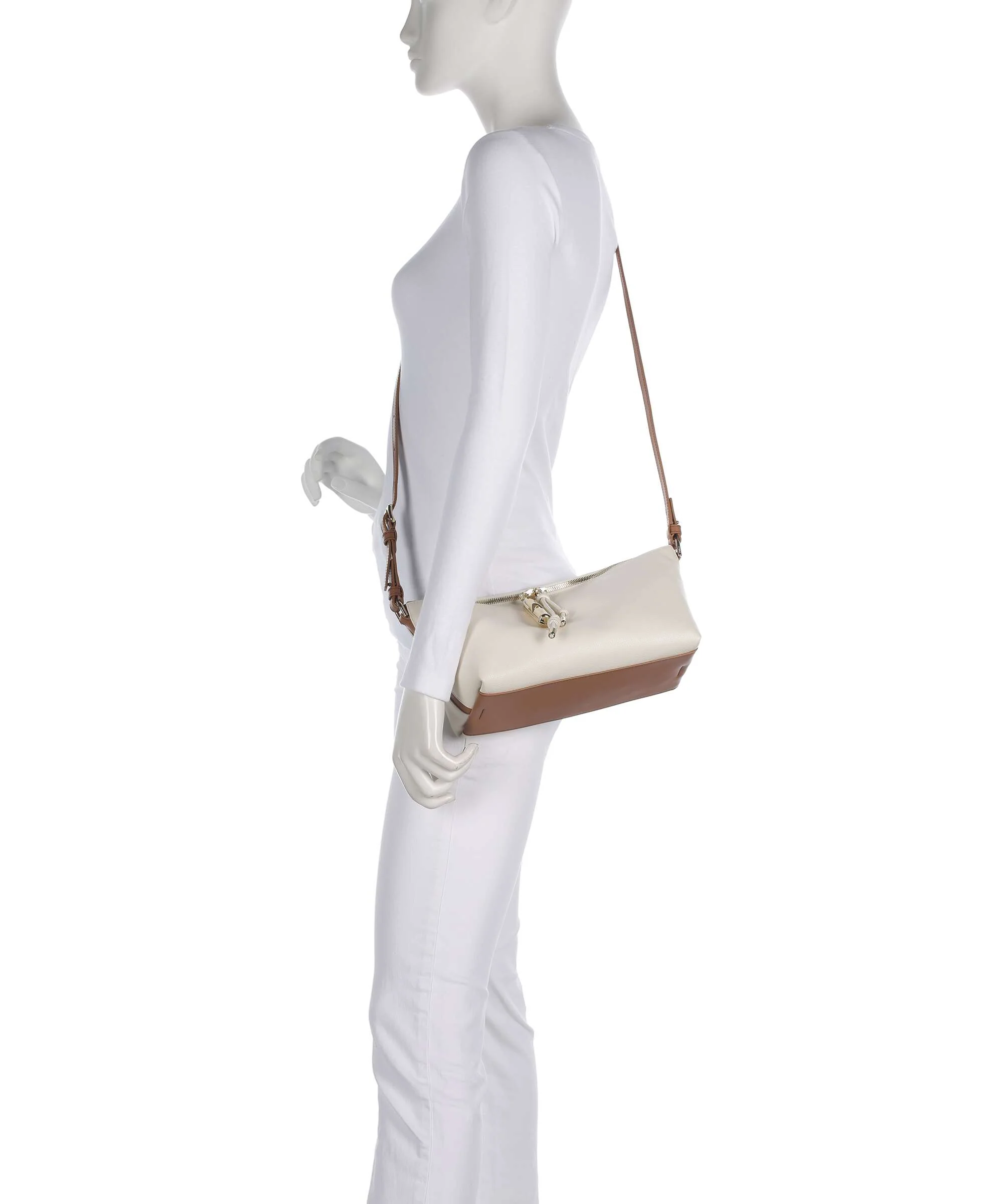 Furla Debby Mini Torba na ramię panna/brandy - Image 4