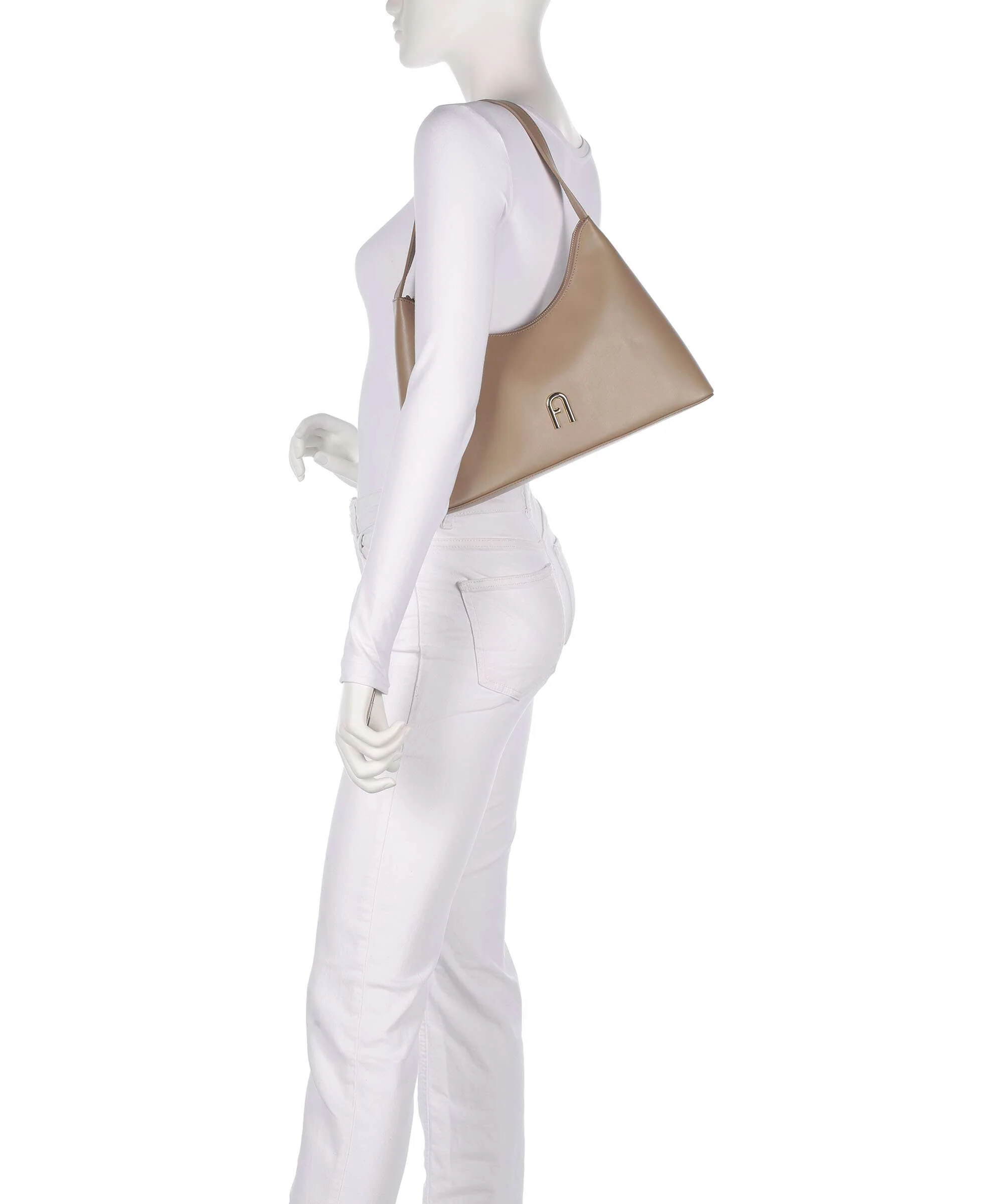 Furla Diamante S Torba na ramię greige - Image 3