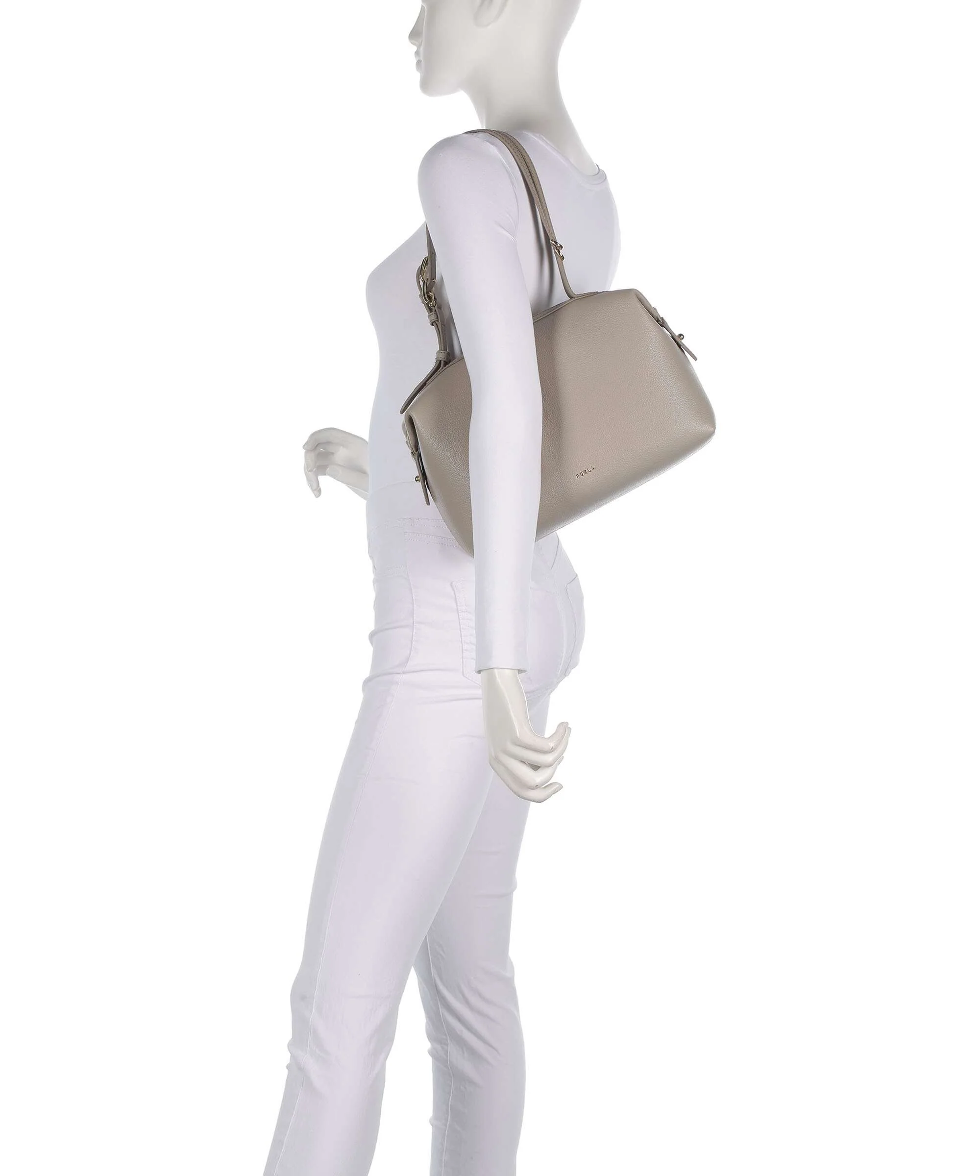 Furla Double M Torba na ramię linen - Image 3