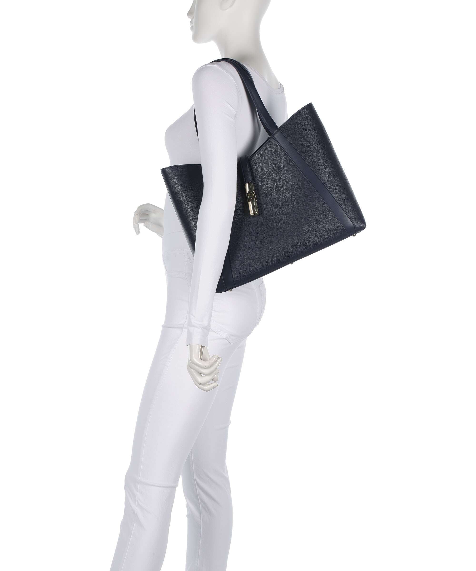 Furla Goccia L Torba na zakupy ink blue - Image 3