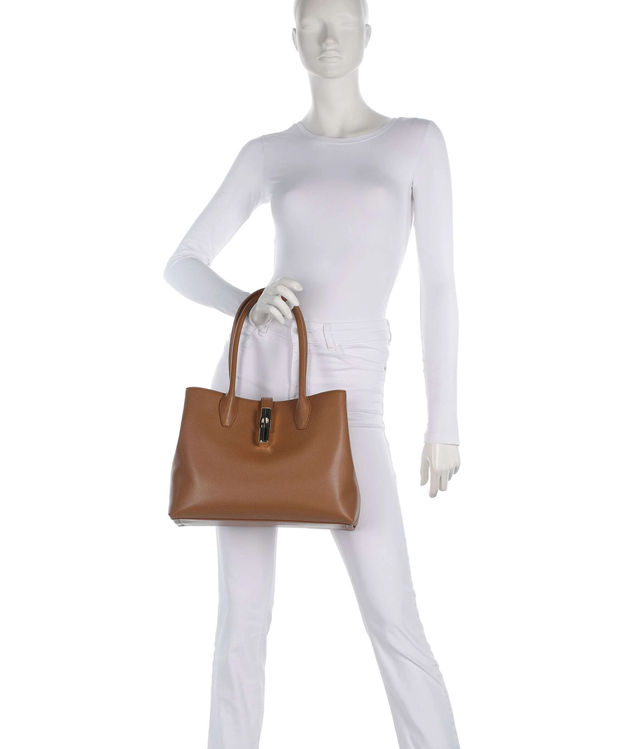 Furla Goccia M Torba na zakupy tabacco - Image 3