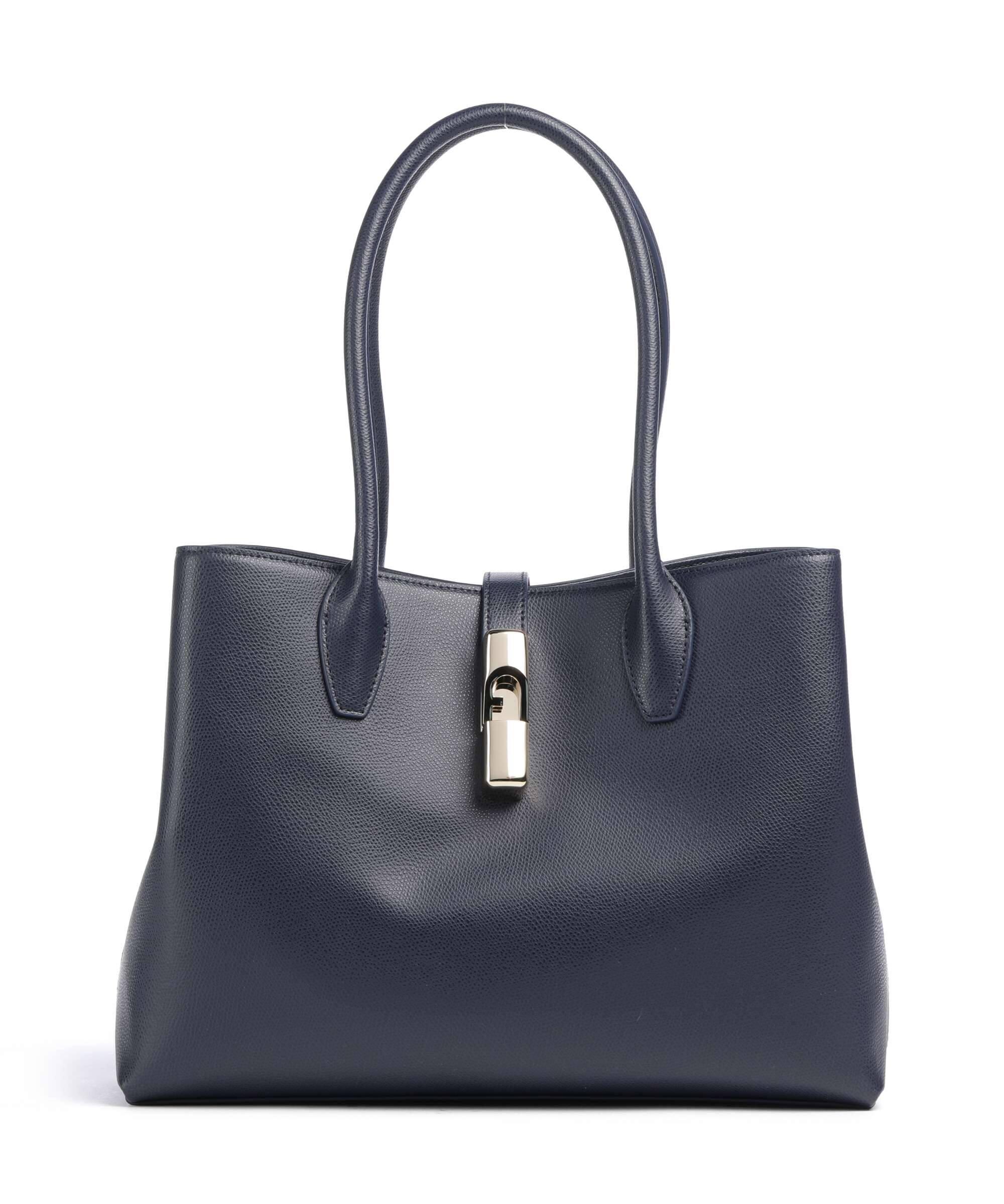 Furla Goccia M Torba na zakupy ink blue