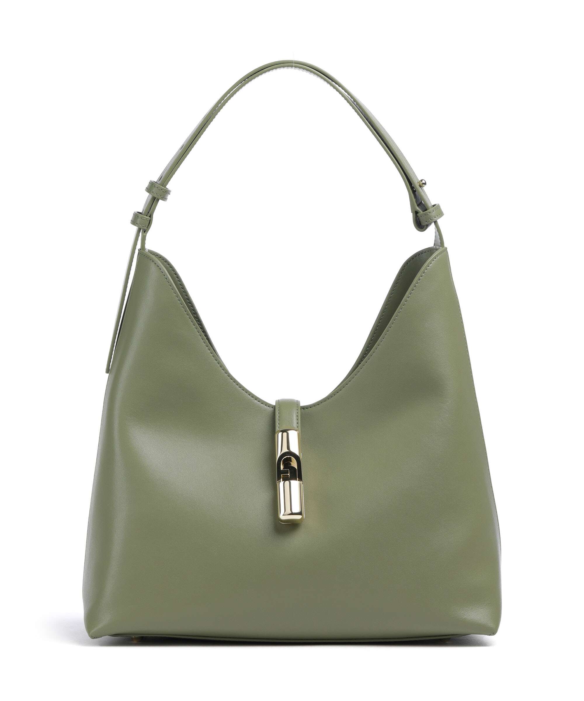 Furla Goccia M Torebka worek avocado