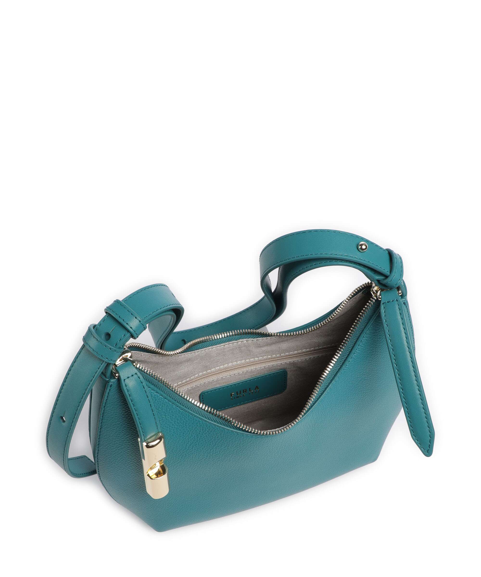 Furla Goccia S Torba na ramię carta da zucchero/amatore blue - Image 6