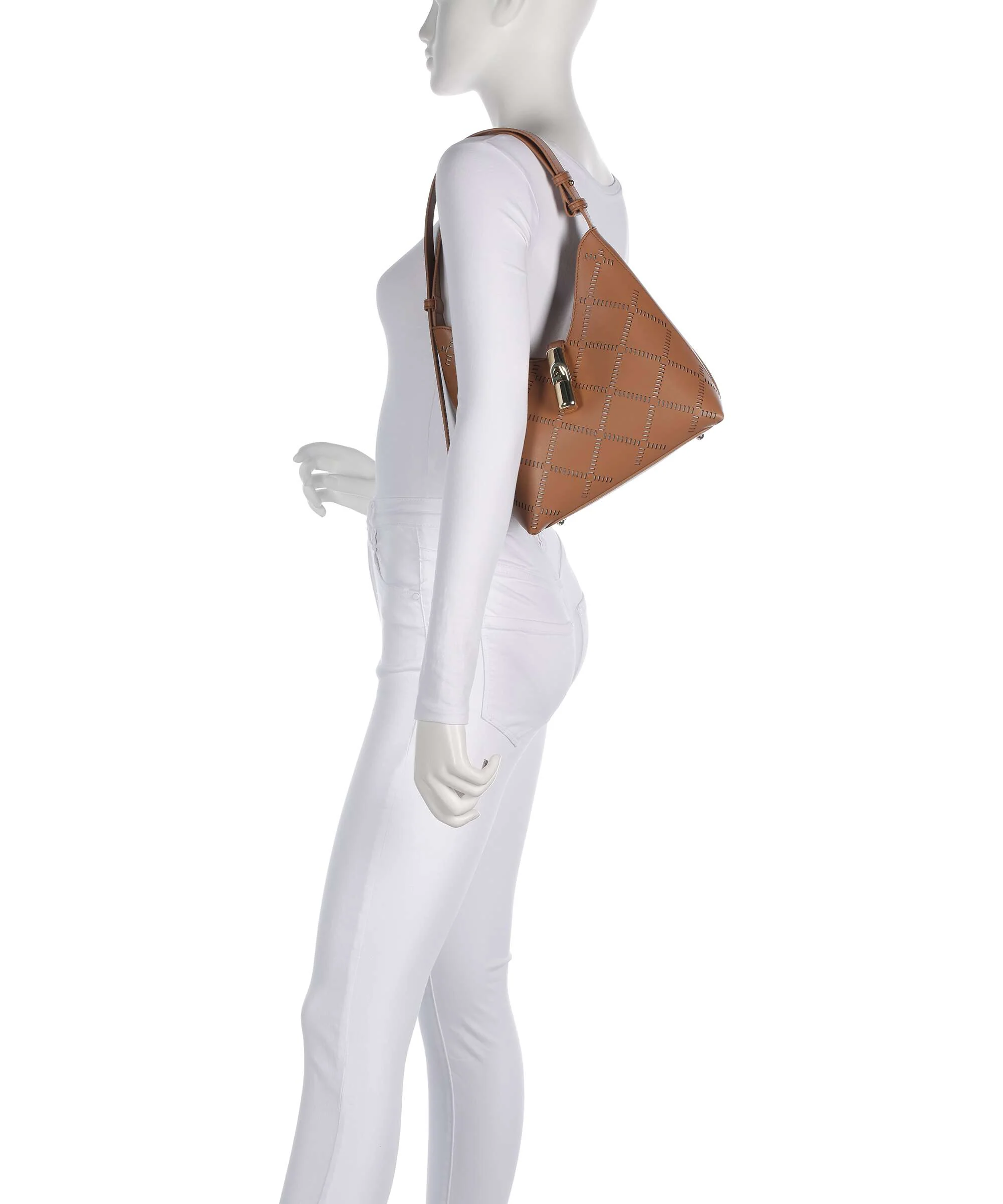 Furla Goccia S Torebka worek brandy - Image 3