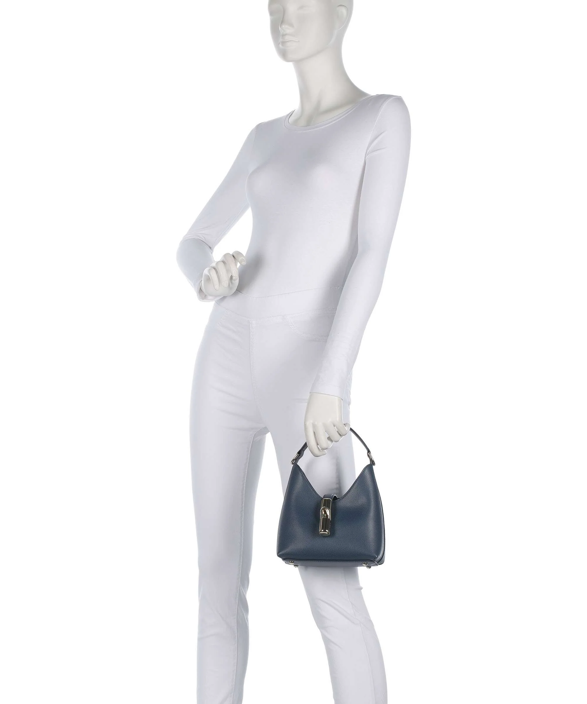 Furla Iride Mini Torba przez ramię grigio blu - Image 3