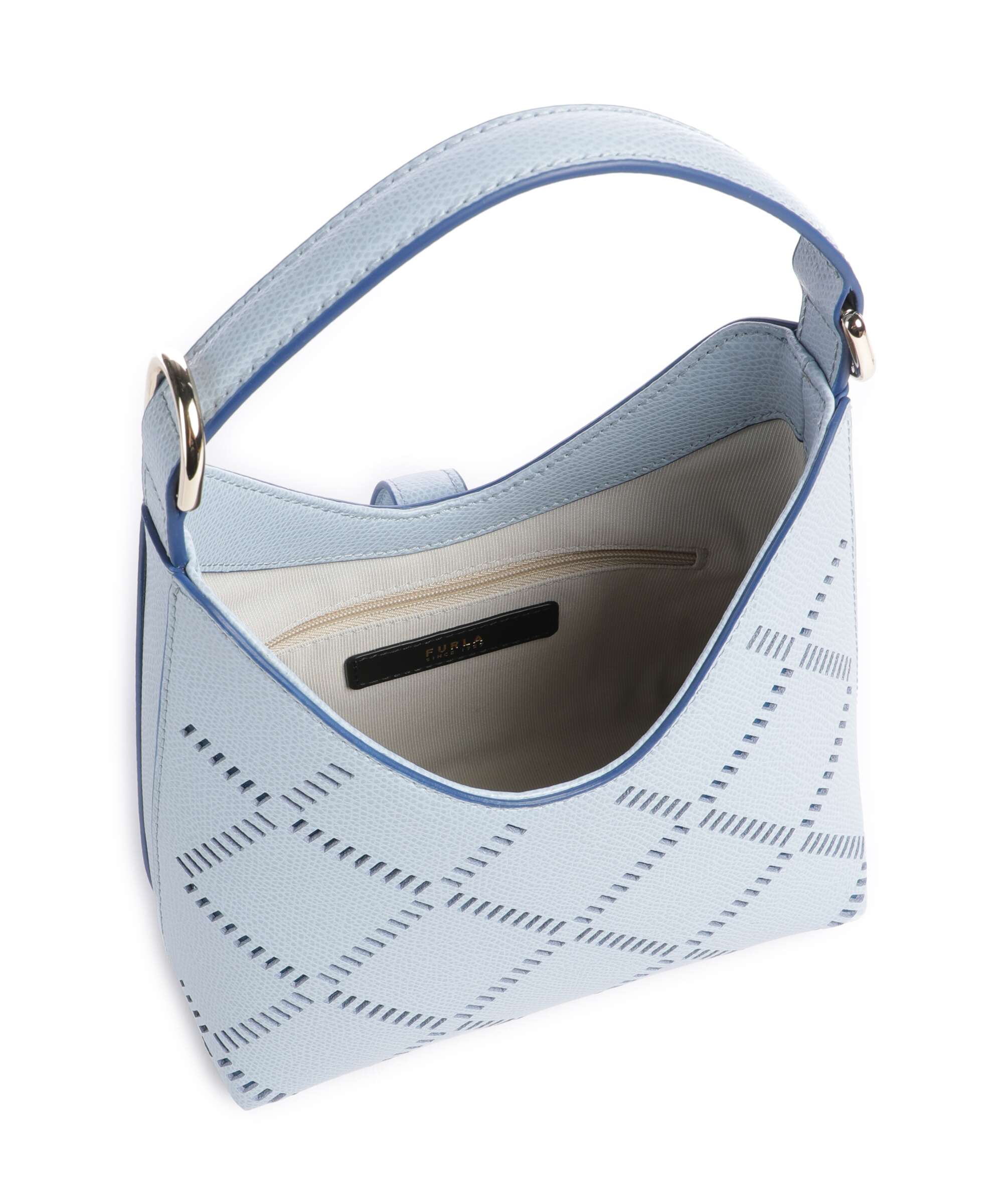 Furla Iride Mini Torebka carta da zucchero/indigo int - Image 6