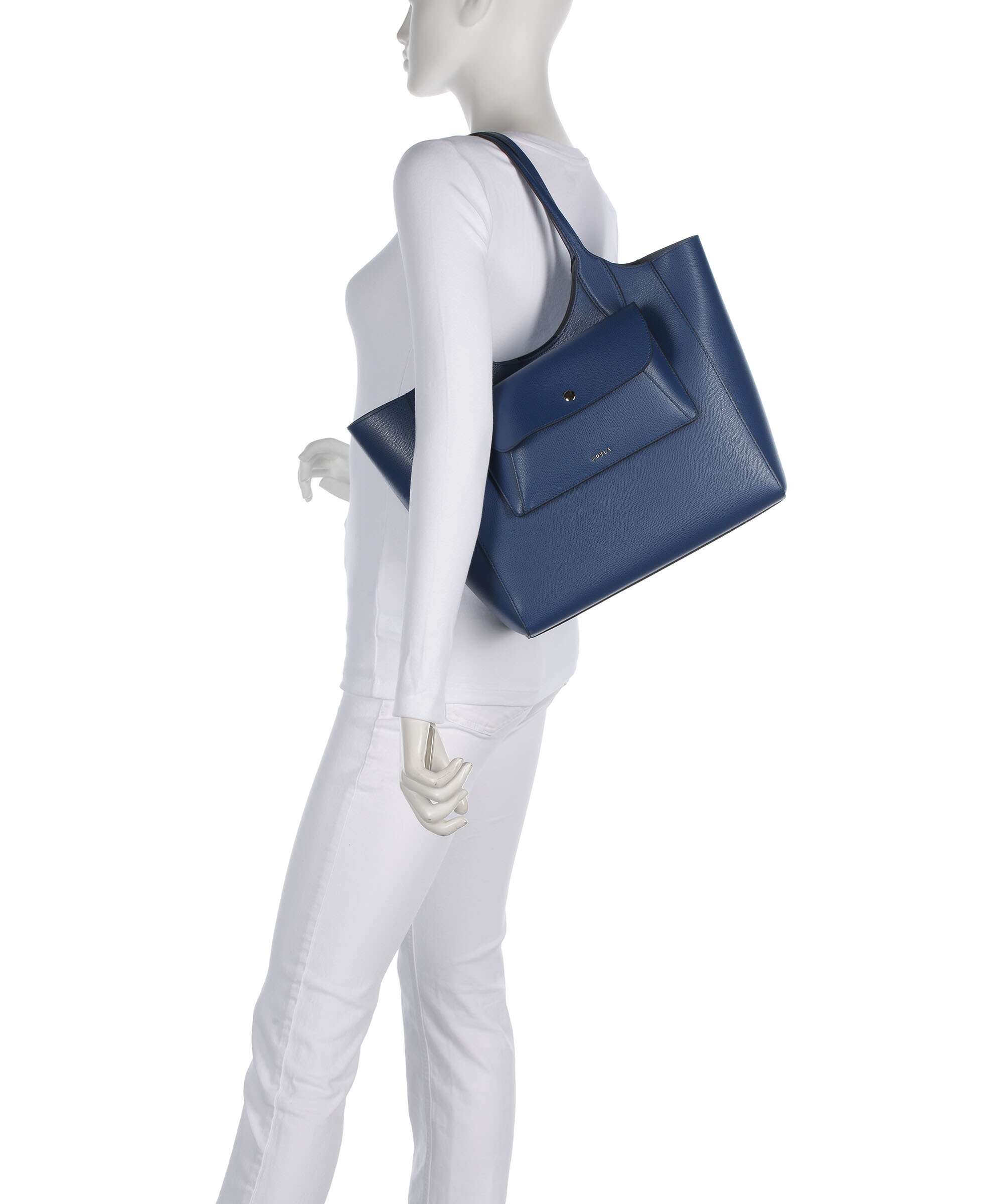 Furla Lea M Torba na zakupy indigo - Image 3