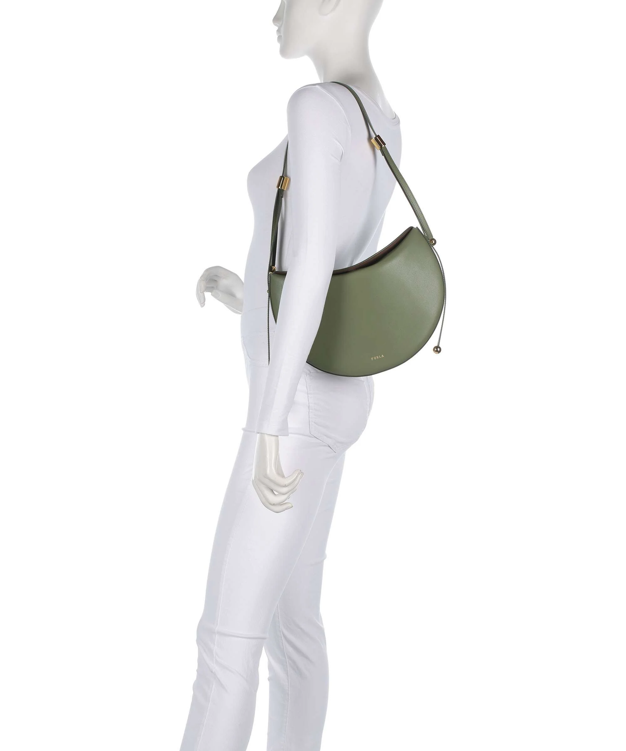 Furla Moonstone M Torba na ramię avocado - Image 3