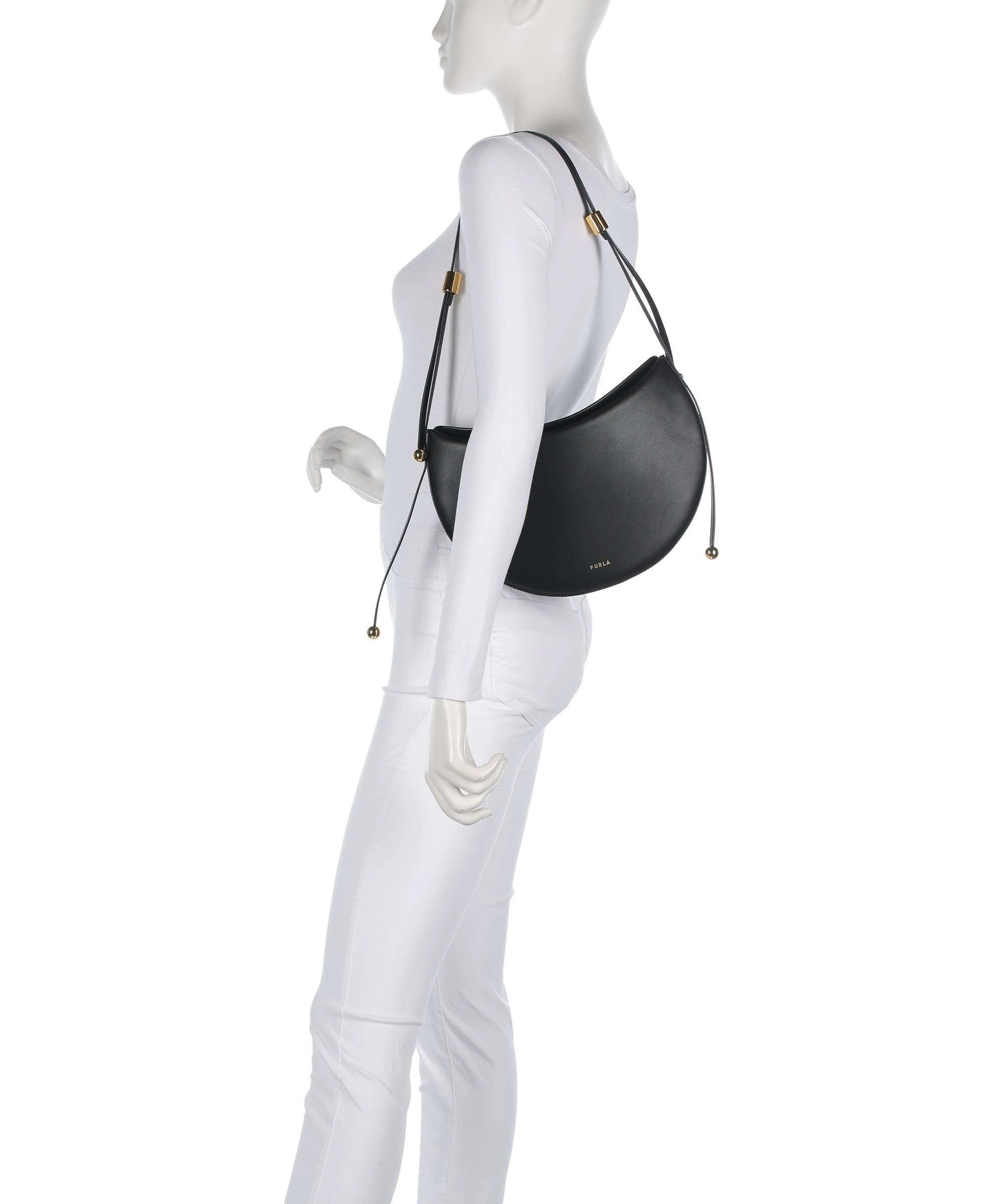 Furla Moonstone M Torba na ramię nero - Image 3