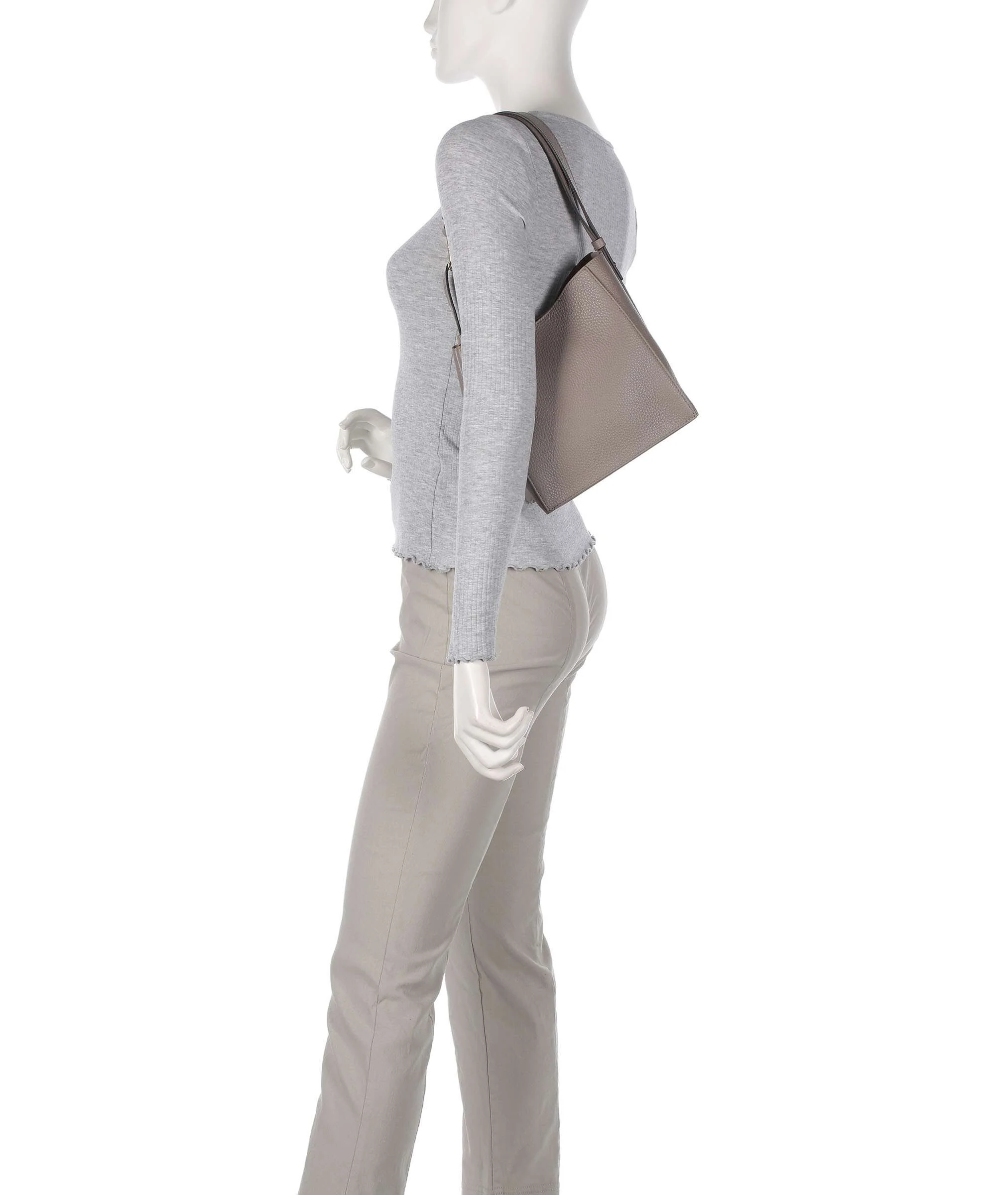 Furla Nuvola Mini Torebka worek stucco gray - Image 3