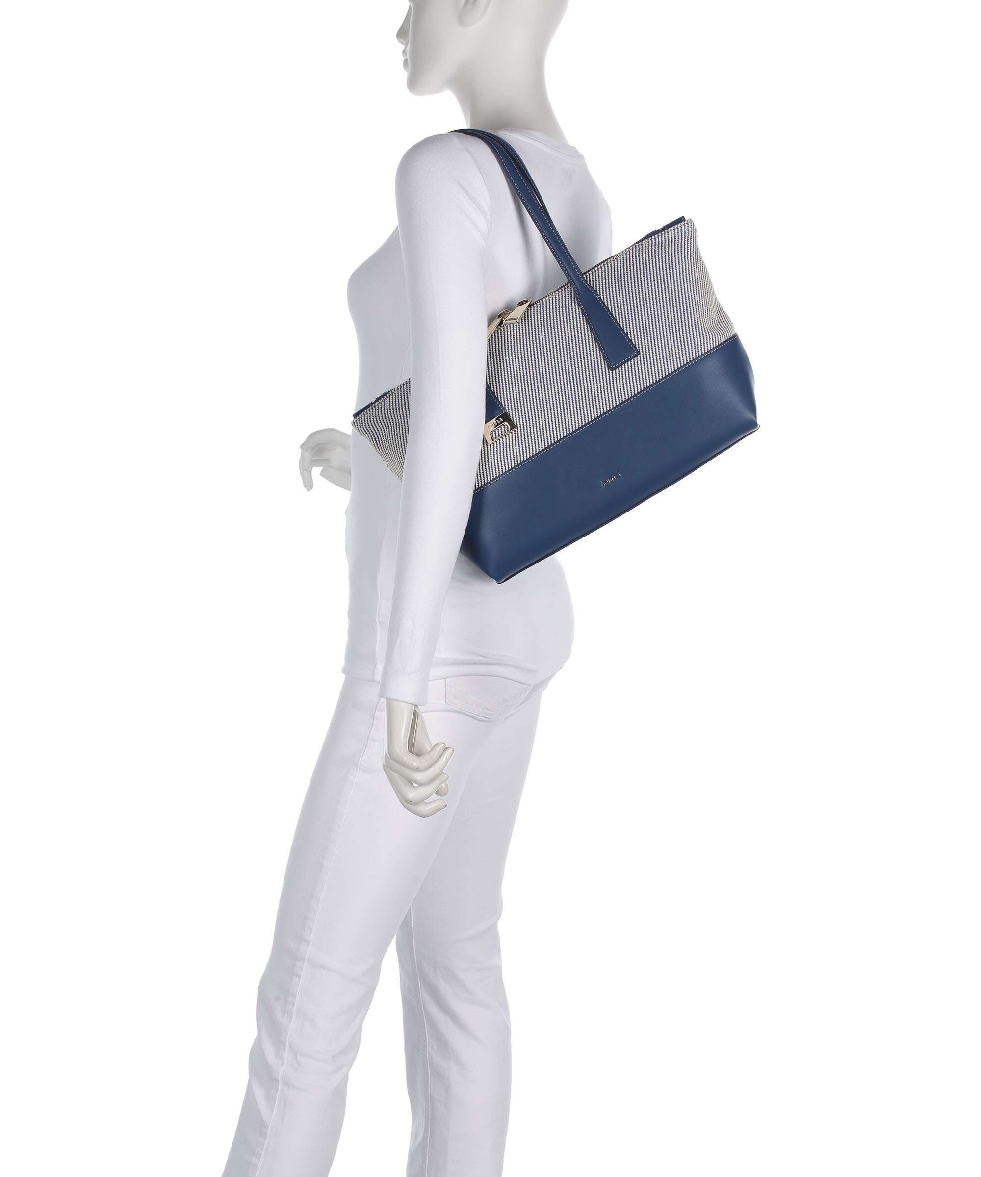 Furla Olivia M Torba na zakupy toni indigo - Image 3