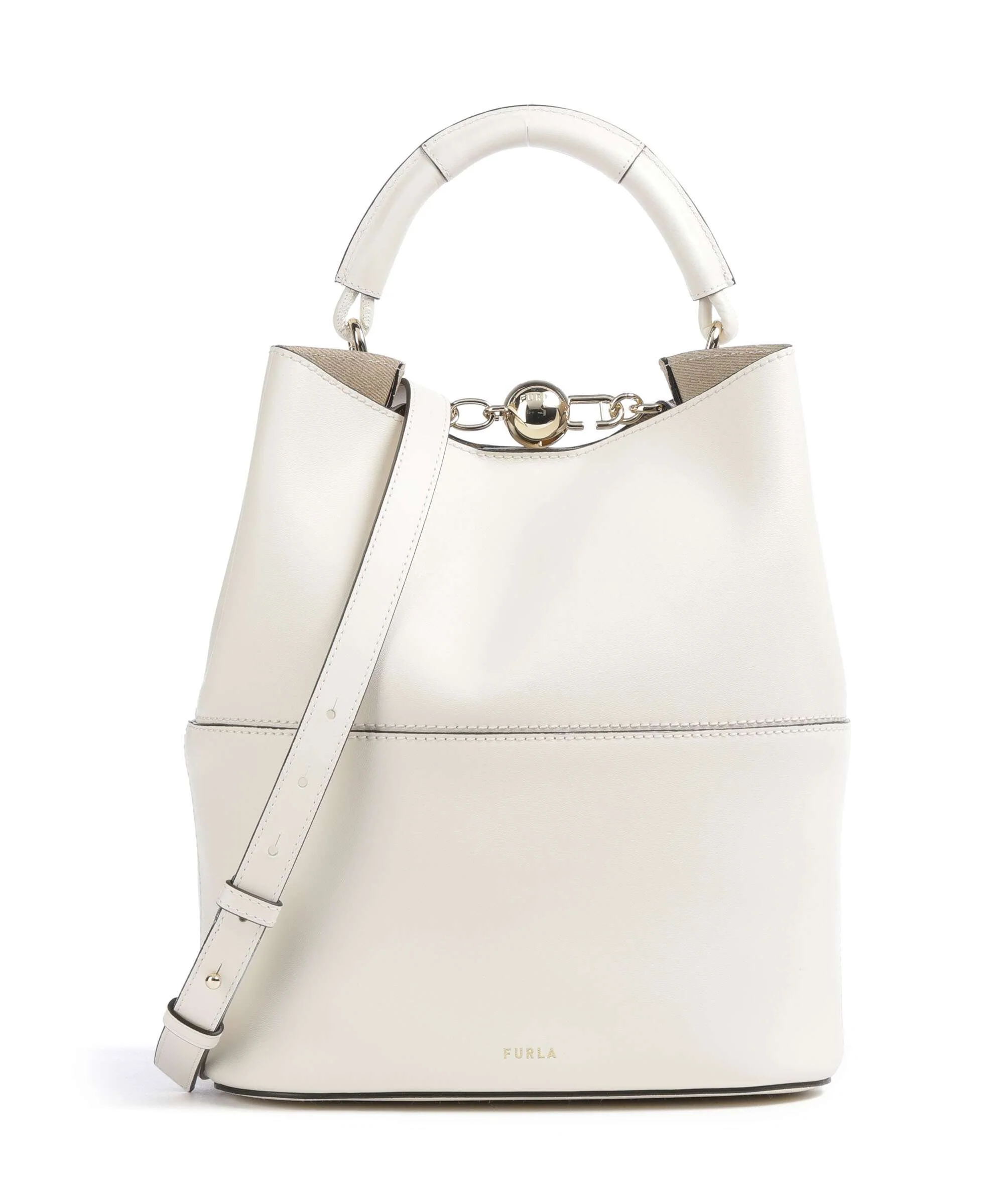 Furla Sfera S Torebka worek panna/avena