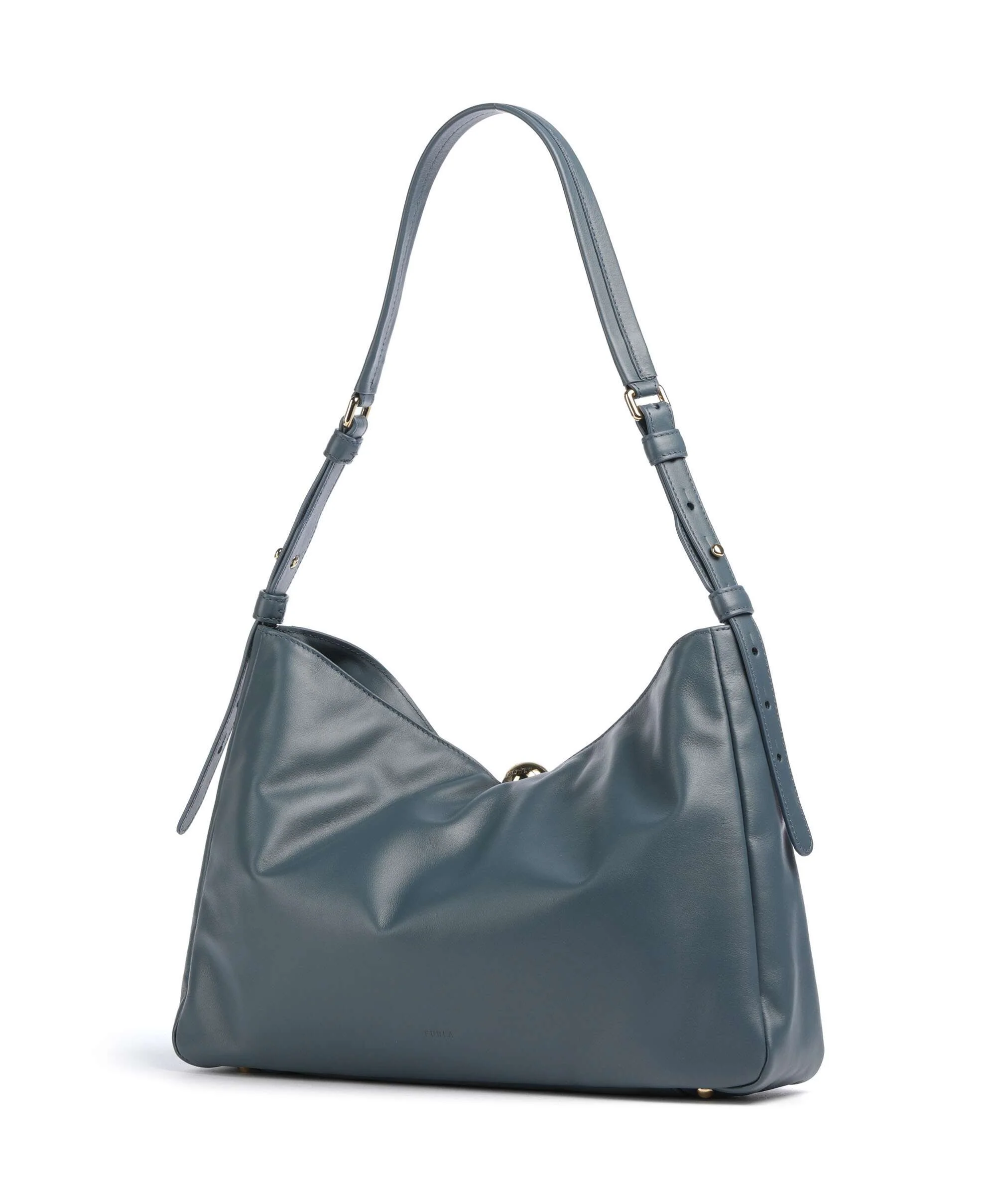 Furla Sfera Soft L Torebka worek grigio blu - Image 2