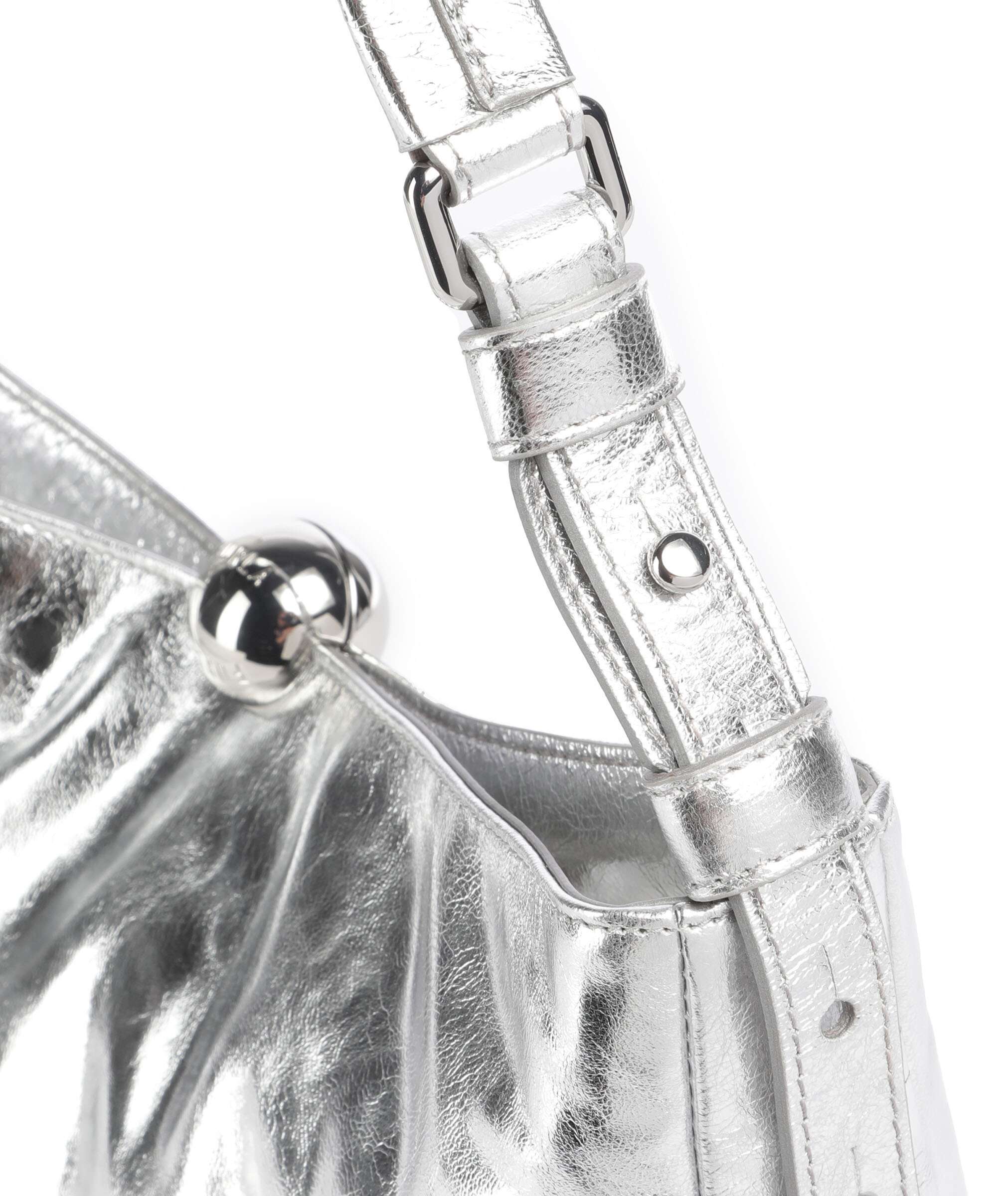 Furla Sfera Soft M Torba na ramię silver - Image 4