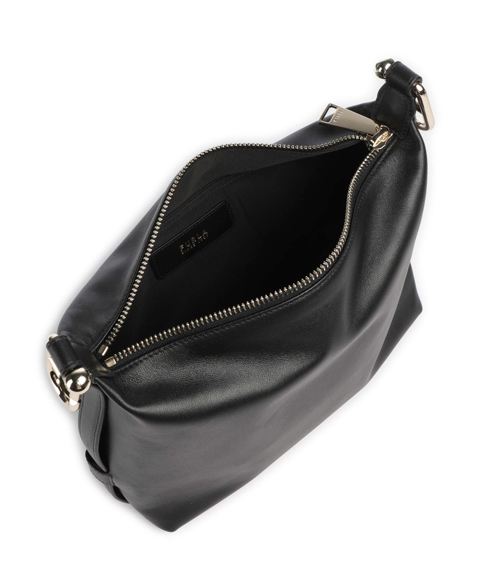 Furla Tonie M Torebka worek nero - Image 6