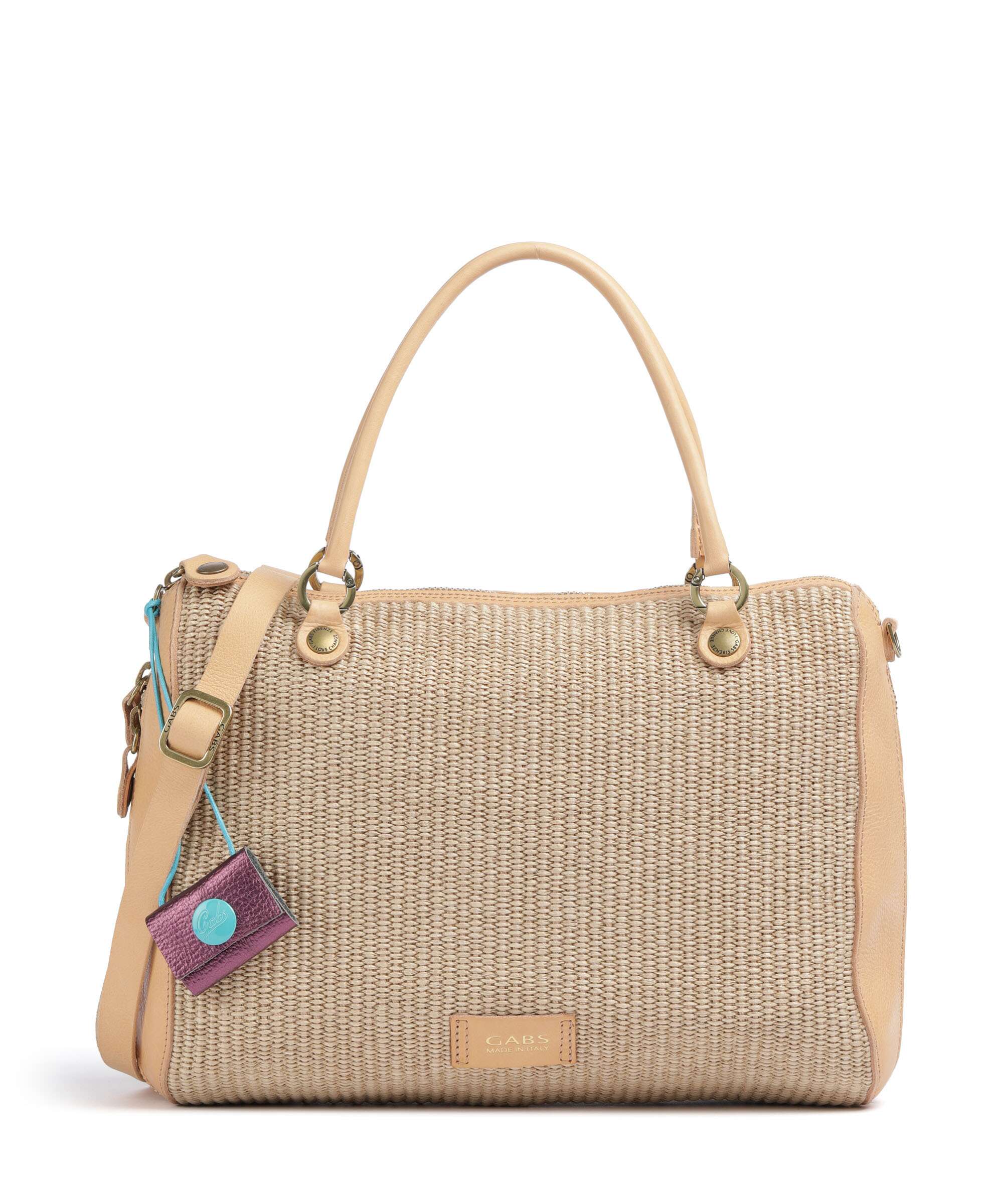 Gabs Oceania Karima Torebka beige/oro/naturale