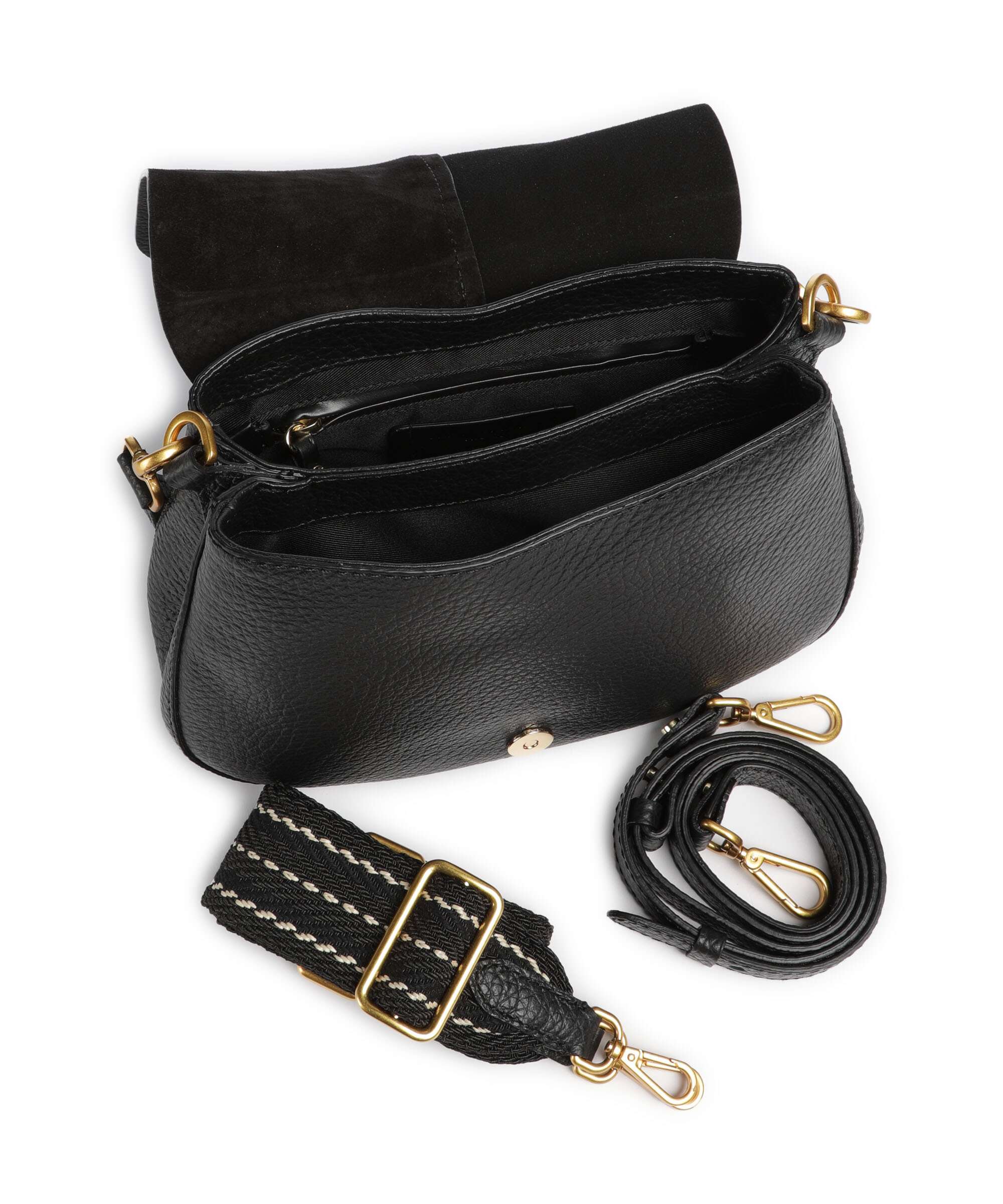 Gianni Chiarini Helena Round Torba na ramię nero - Image 7