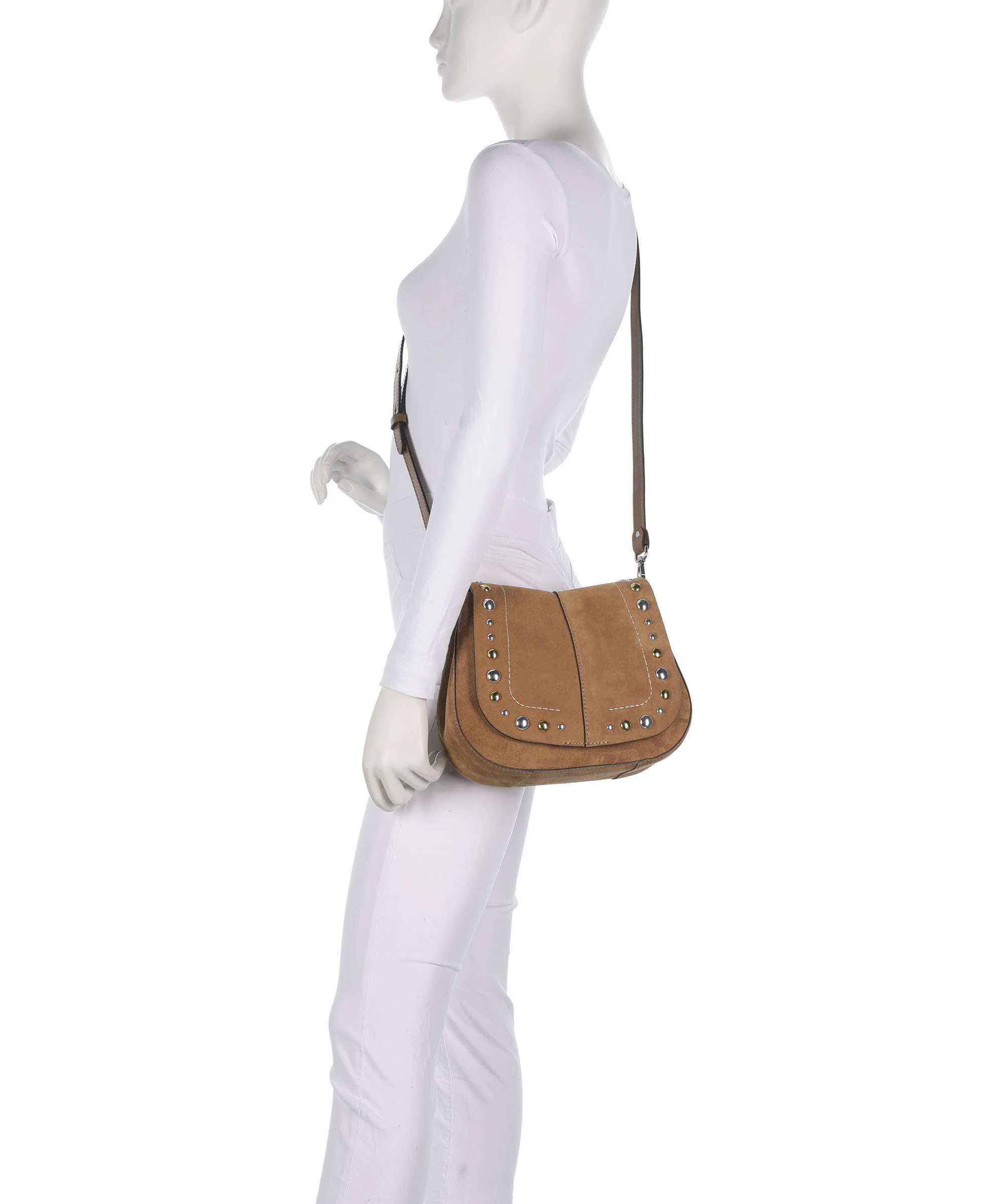 Gianni Chiarini Helena Round Torba na ramię caramel - Image 4