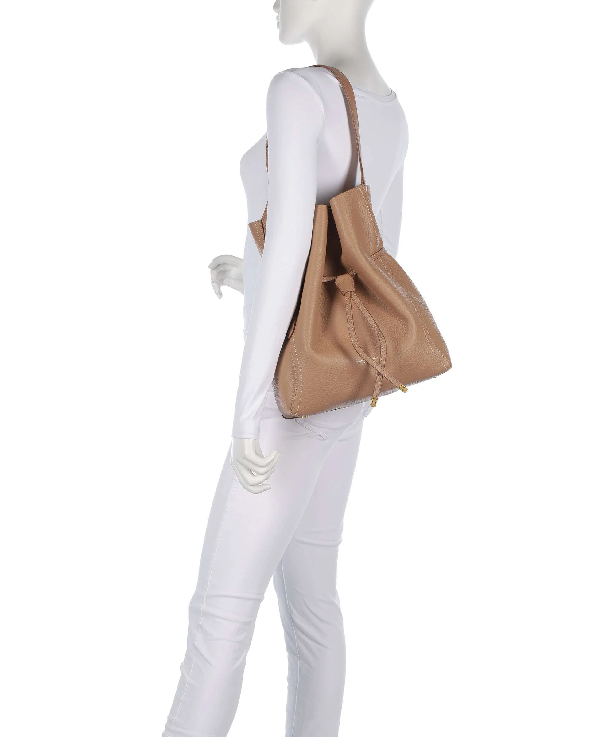 Gianni Chiarini Sienna Torebka worek clay - Image 3