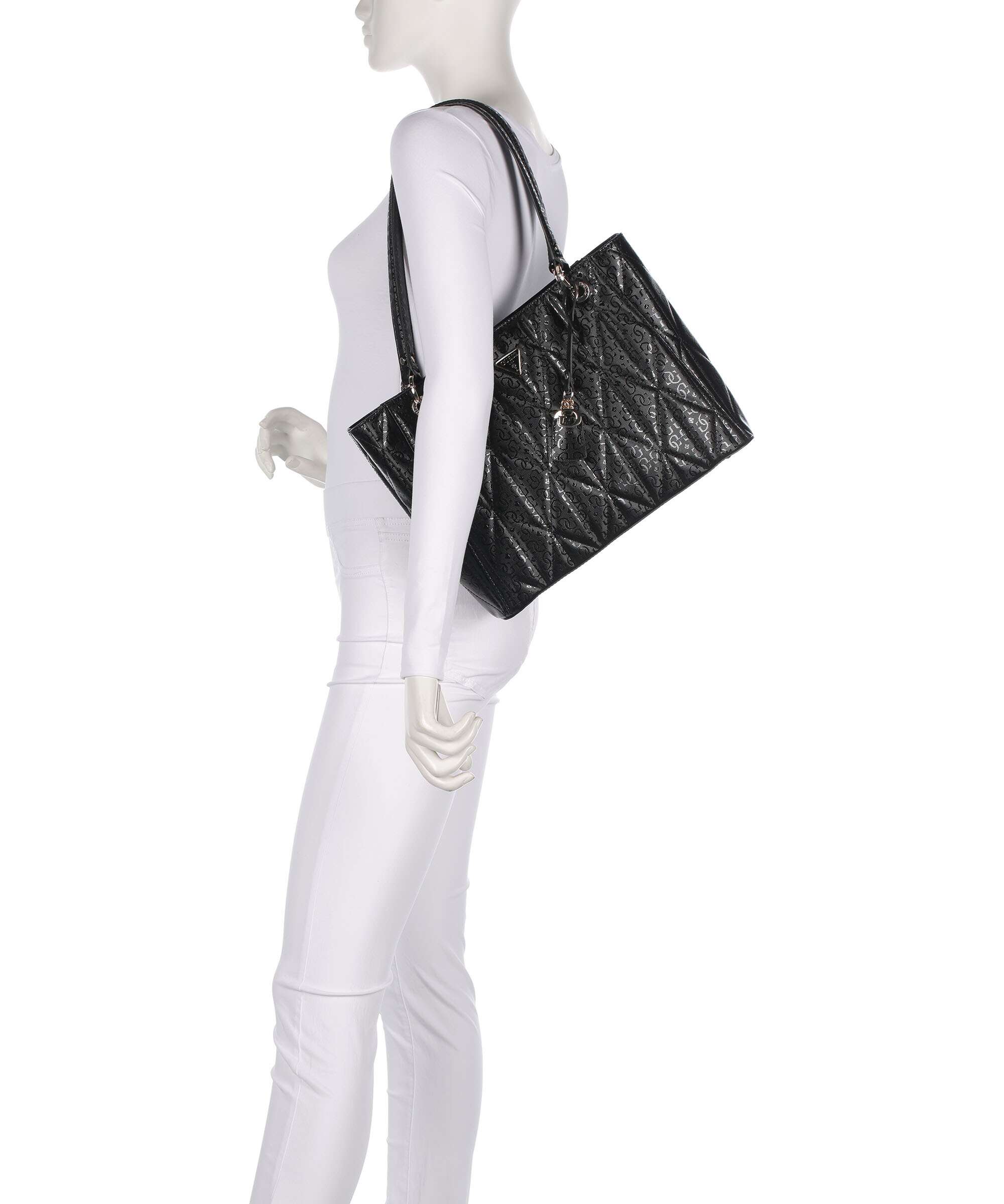 Guess Aldina G-Shine Torba na zakupy black - Image 3