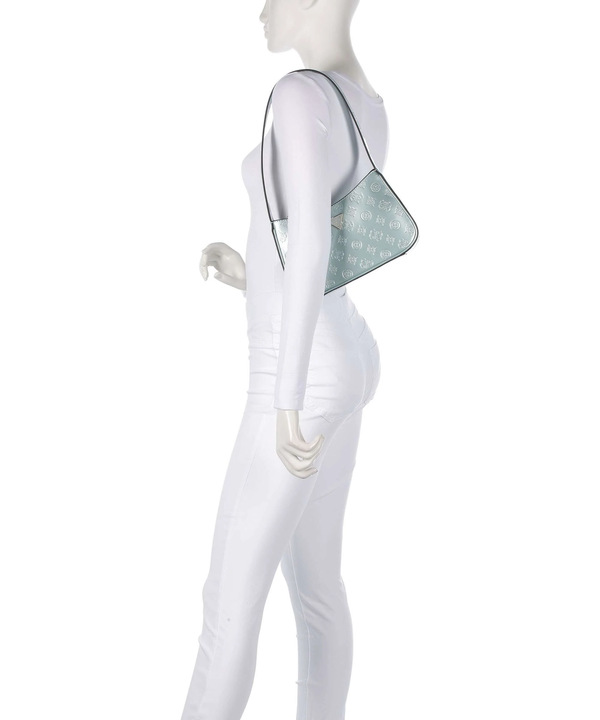 Guess Arnela Torba na ramię powder blue logo - Image 3