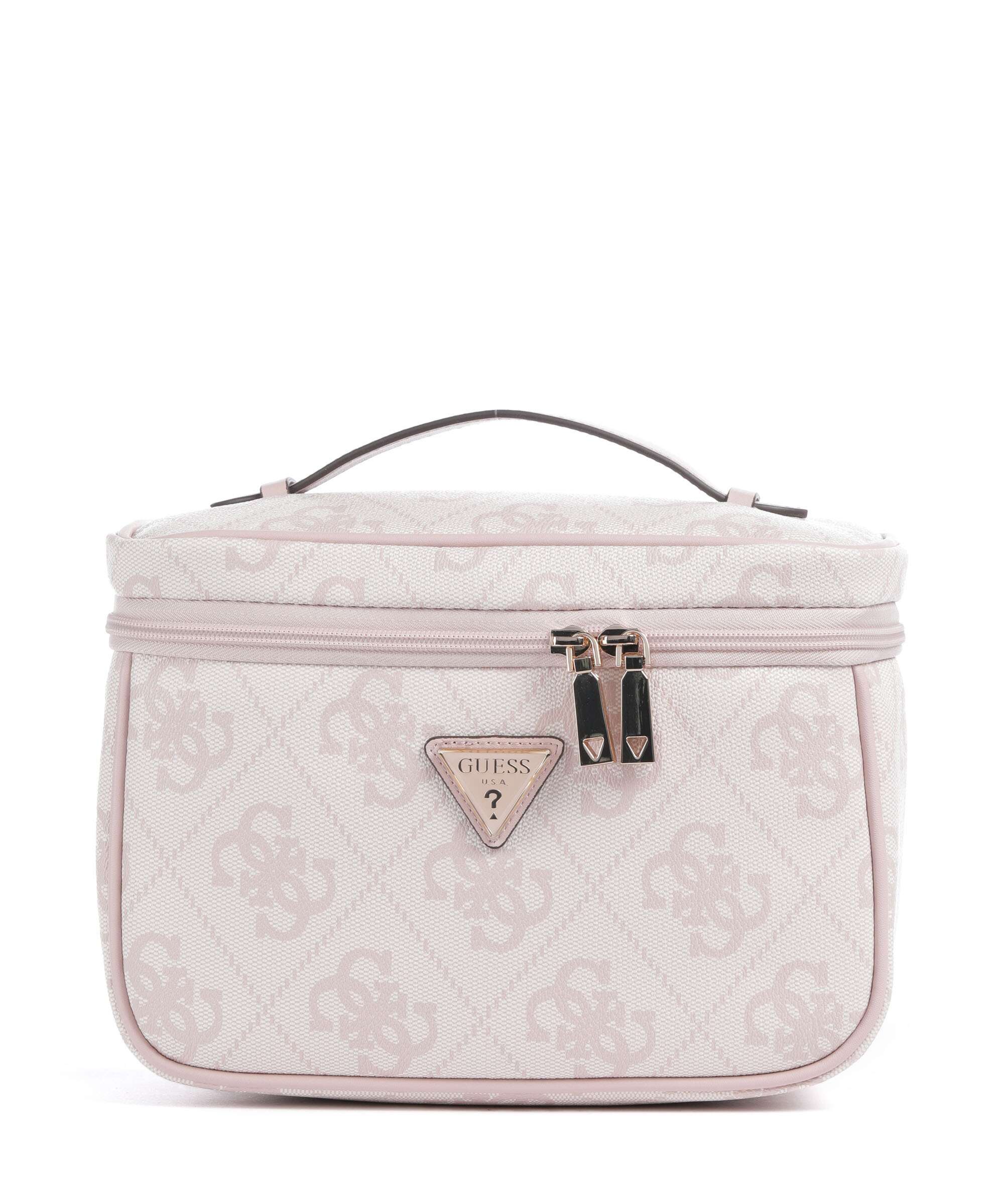 Guess Berta 4G Logo Torby toaletowe rose water logo