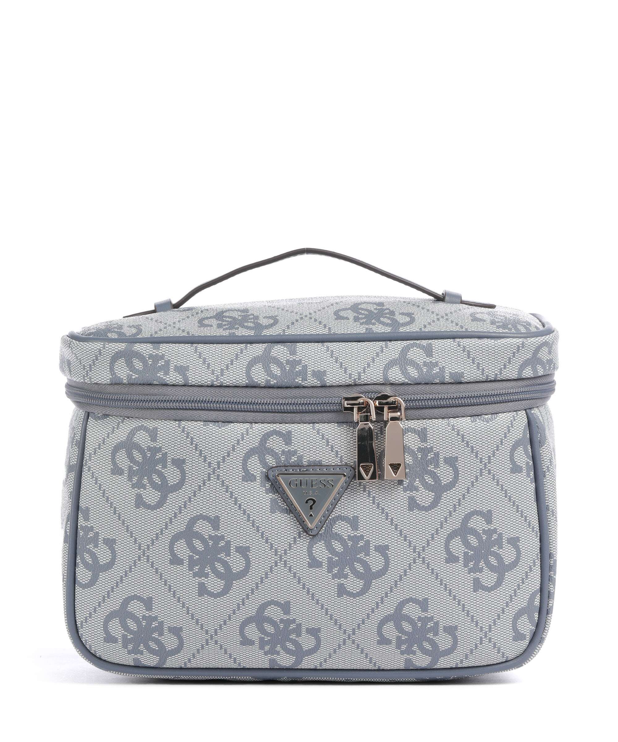 Guess Berta 4G Logo Torby toaletowe slate grey