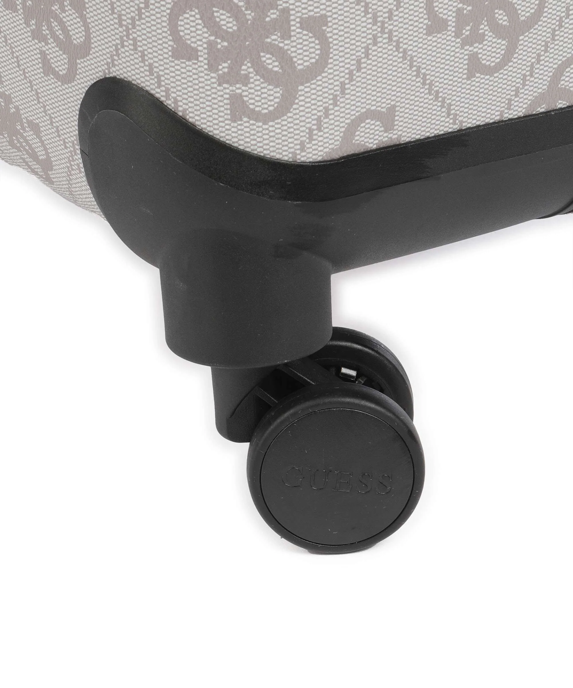 Guess Berta 4G Logo Walizka na 4 kołach dark taupe logo - Image 5