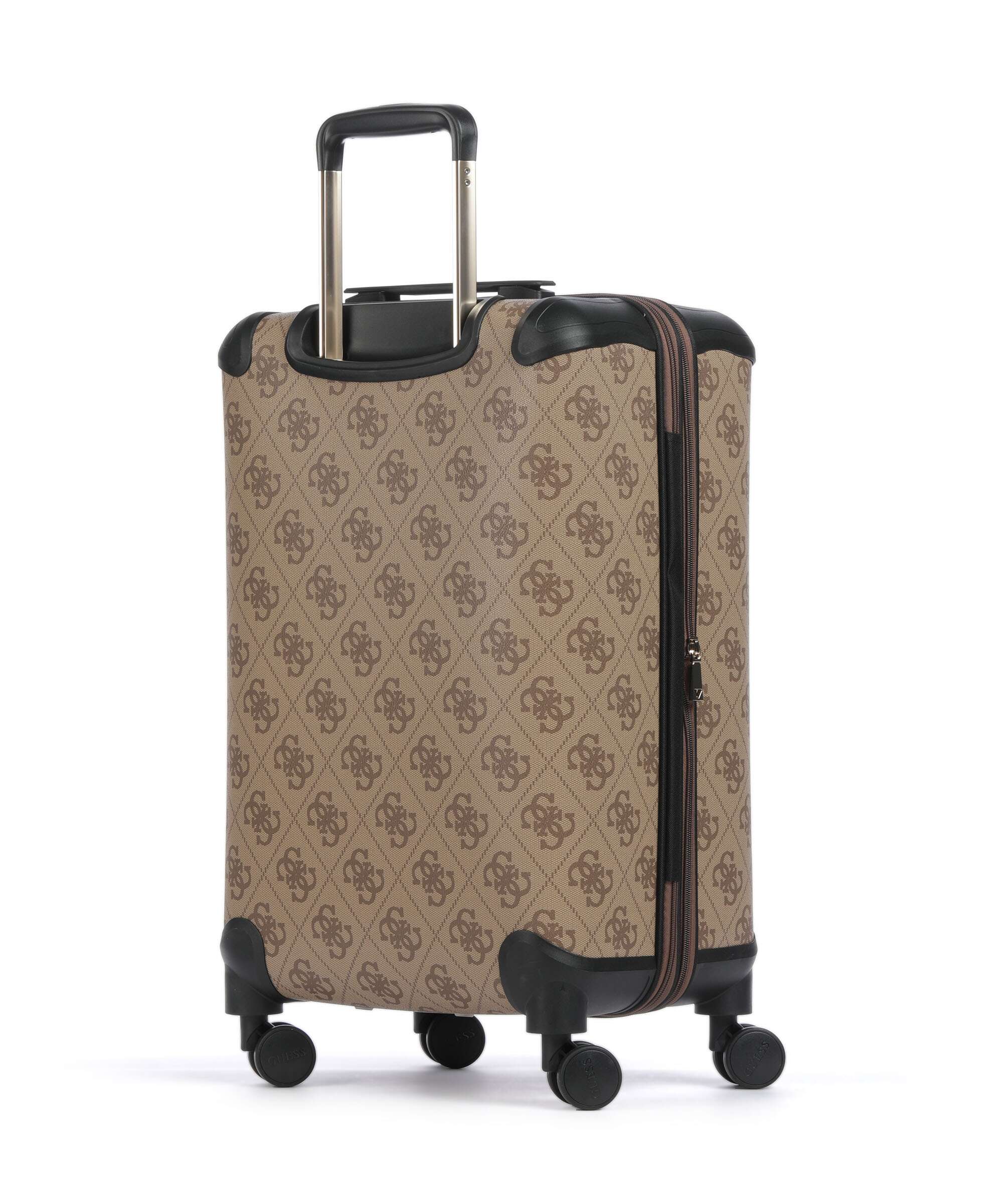 Guess Berta Maxi 4G Walizka na 4 kołach latte logo/brown - Image 2