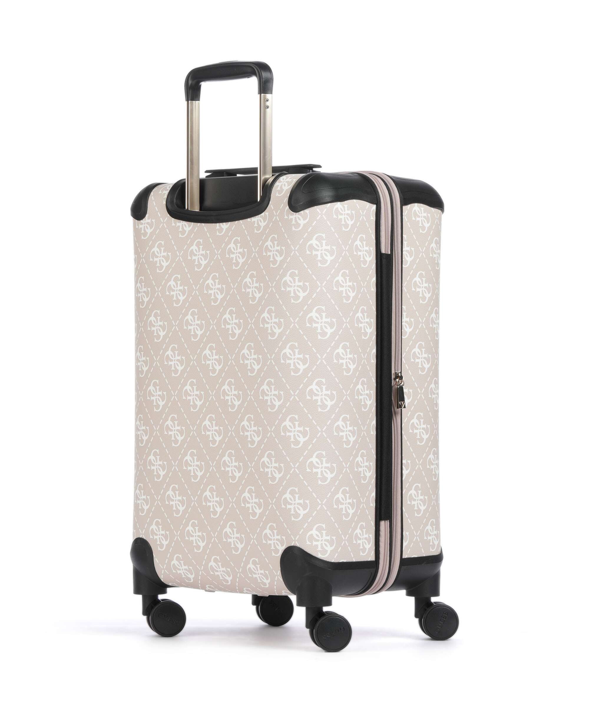 Guess Berta Maxi 4G Walizka na 4 kołach sand logo - Image 2
