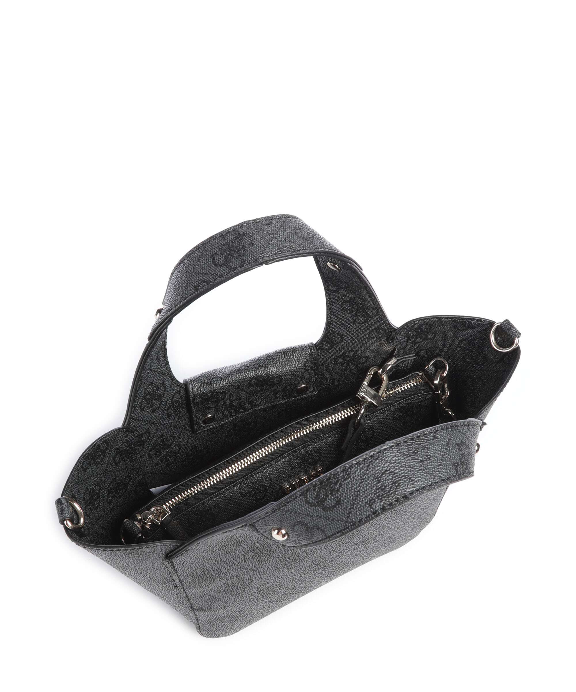 Guess Calista Mini Torba przez ramię coal logo - Image 6