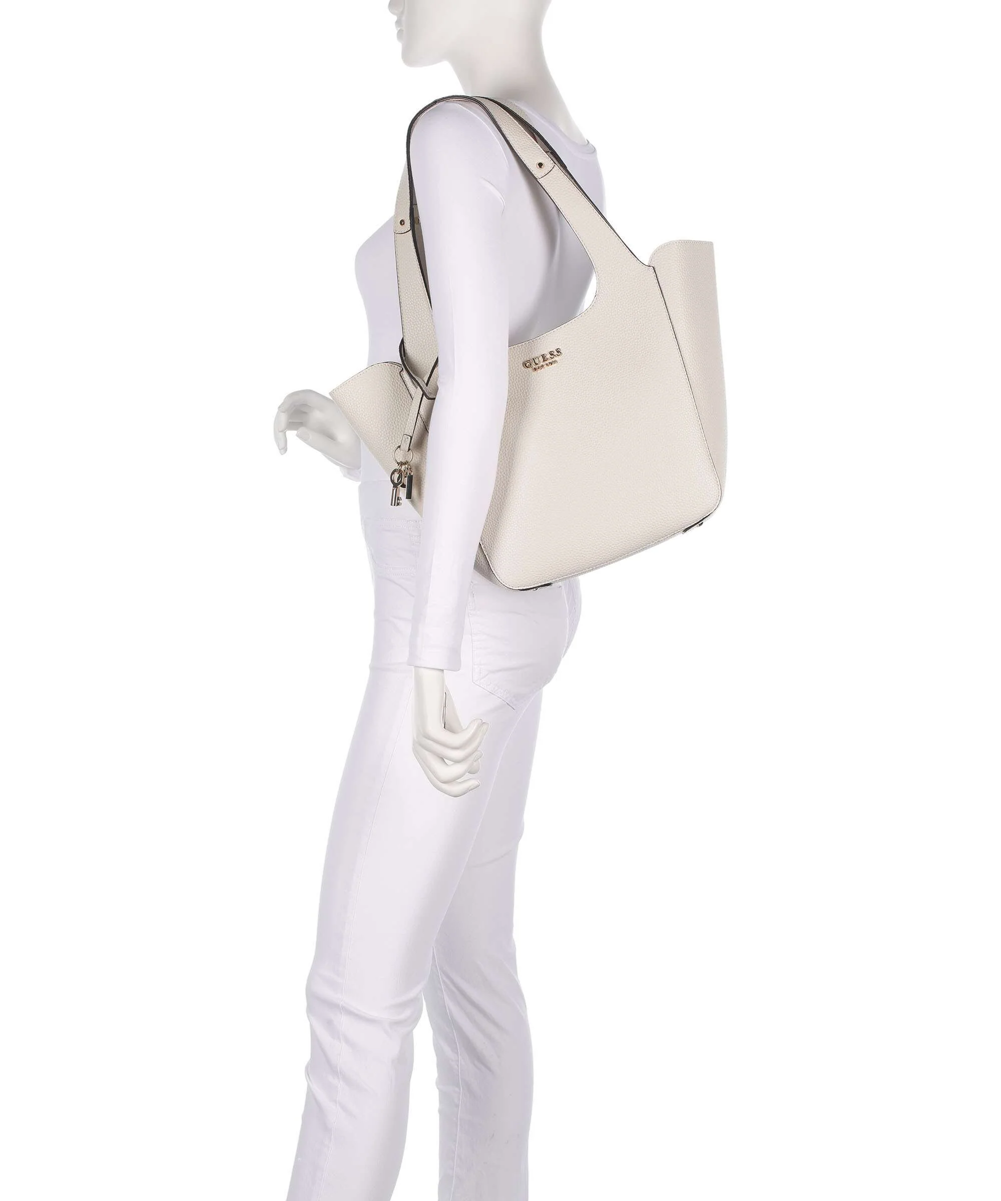 Guess Calista Torba na zakupy bone - Image 3
