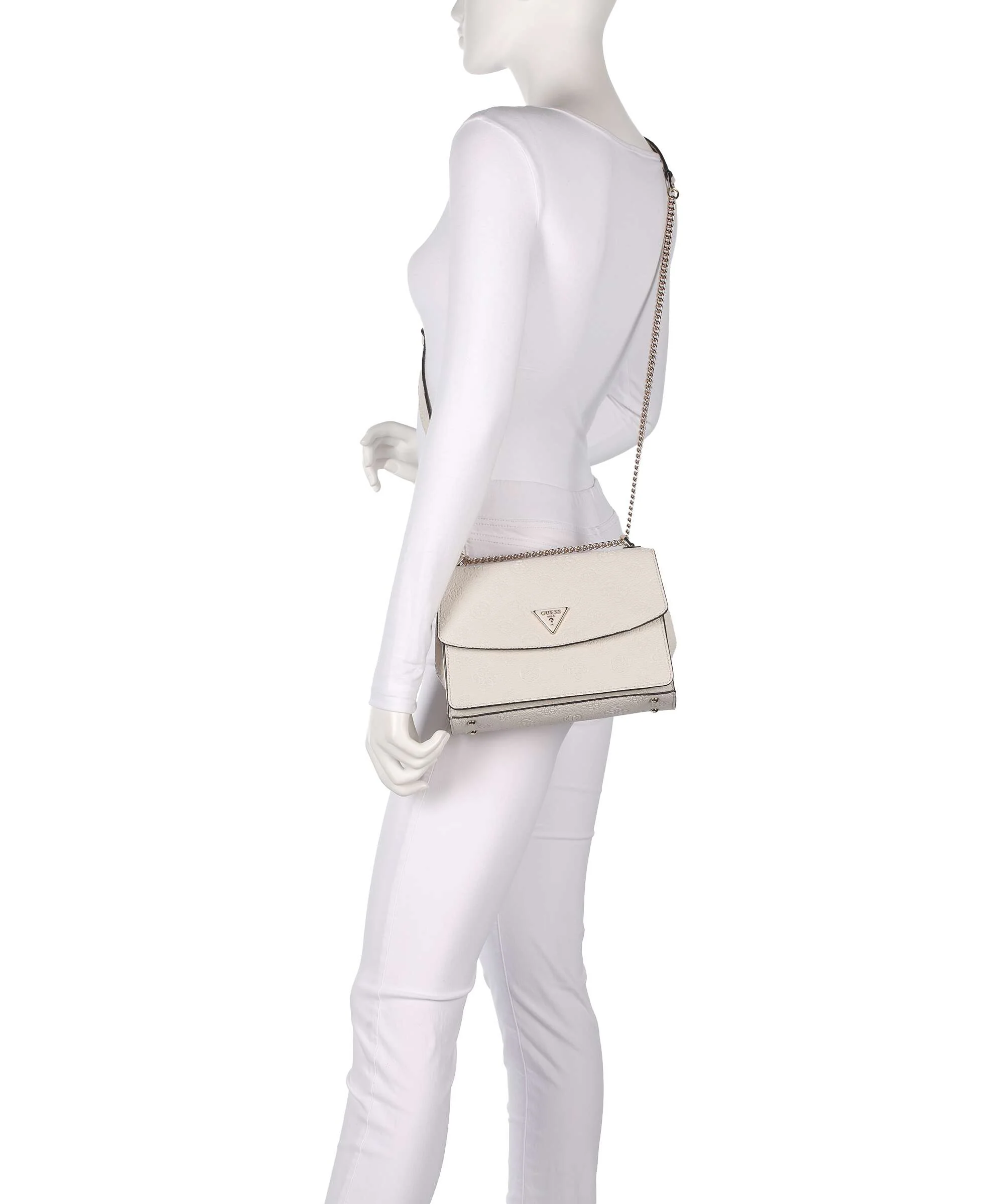 Guess Cresidia Torba na ramię bone logo - Image 3