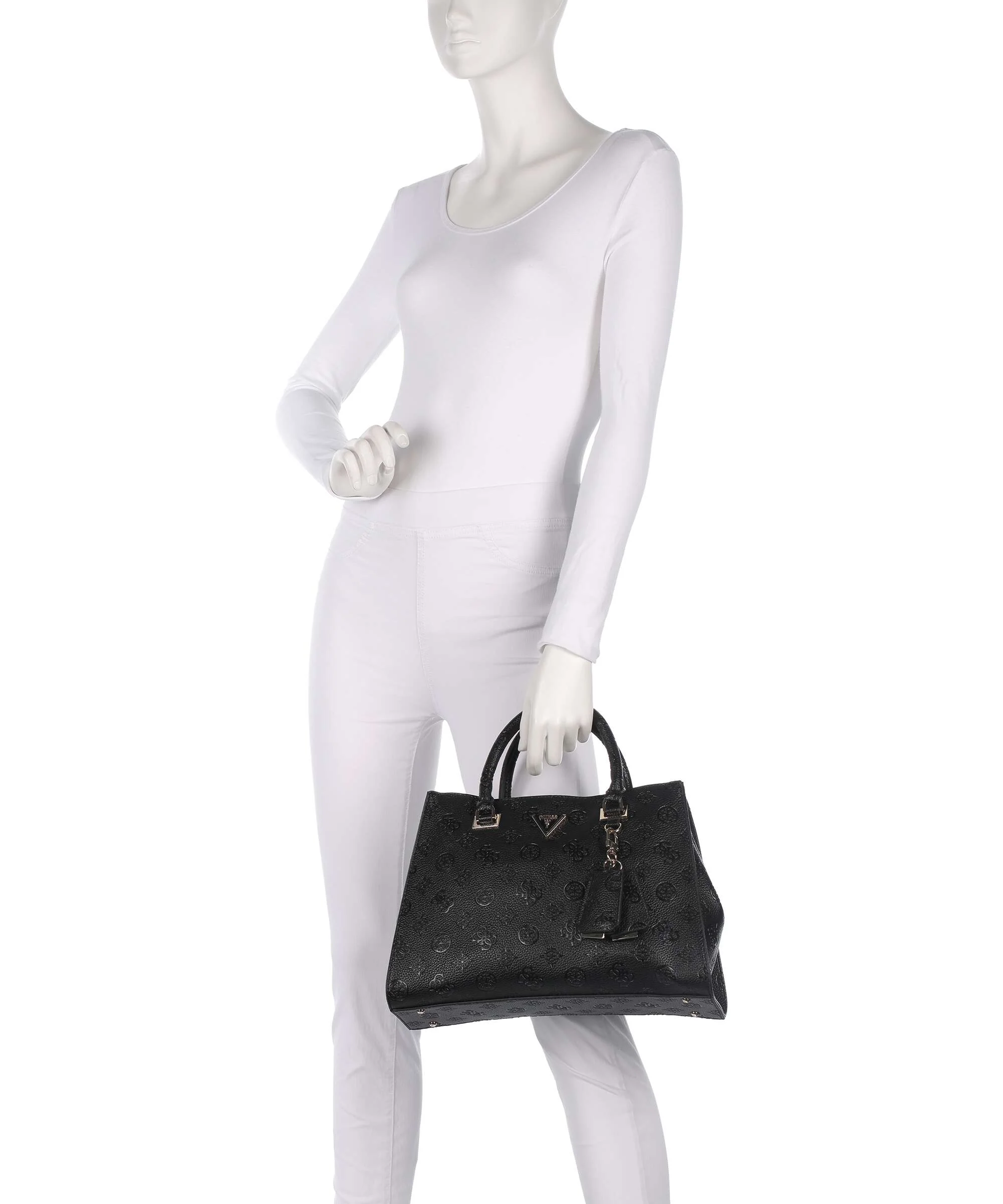 Guess Cresidia Torebka black logo - Image 3