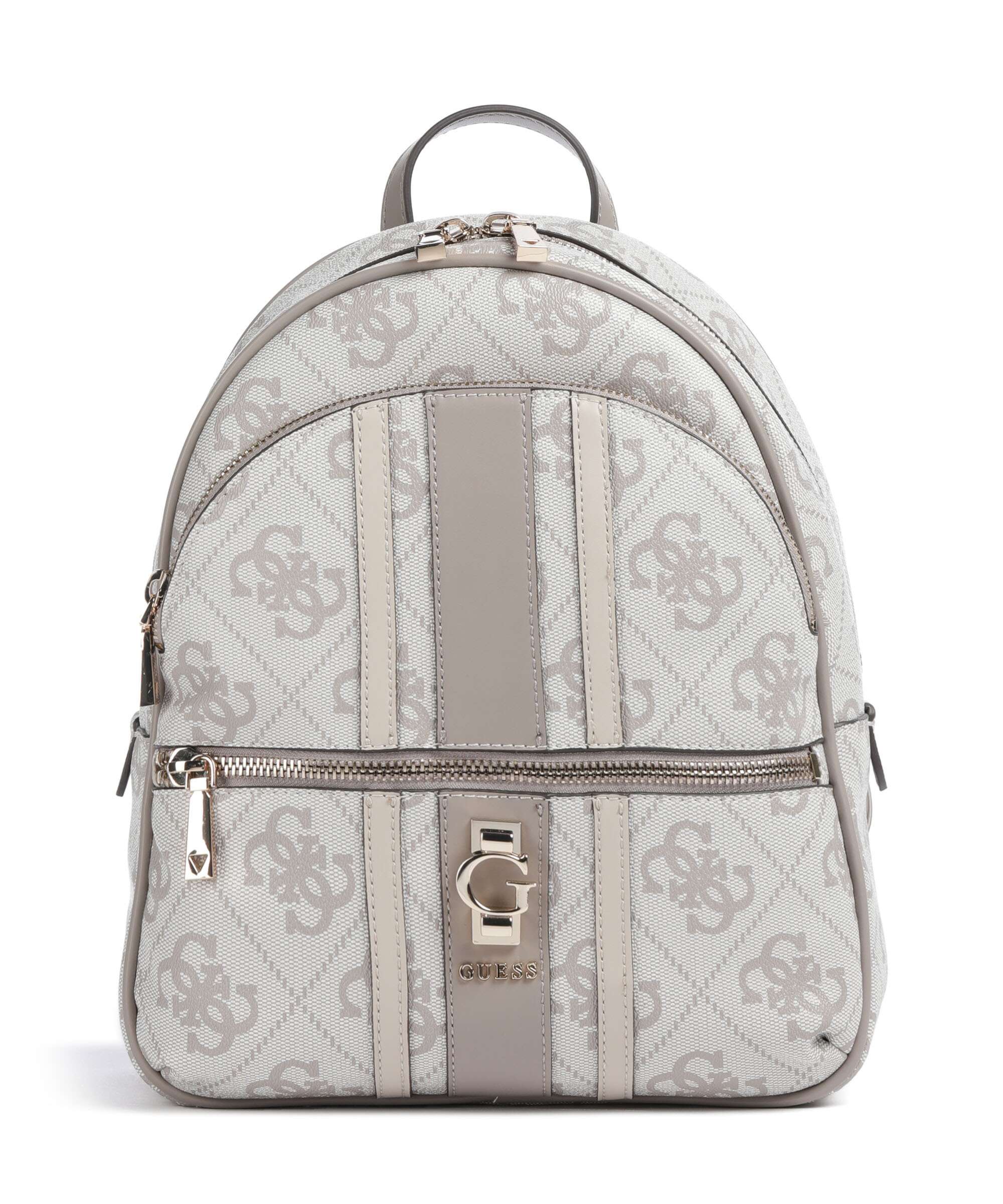 Guess Erenia Plecak dark taupe logo